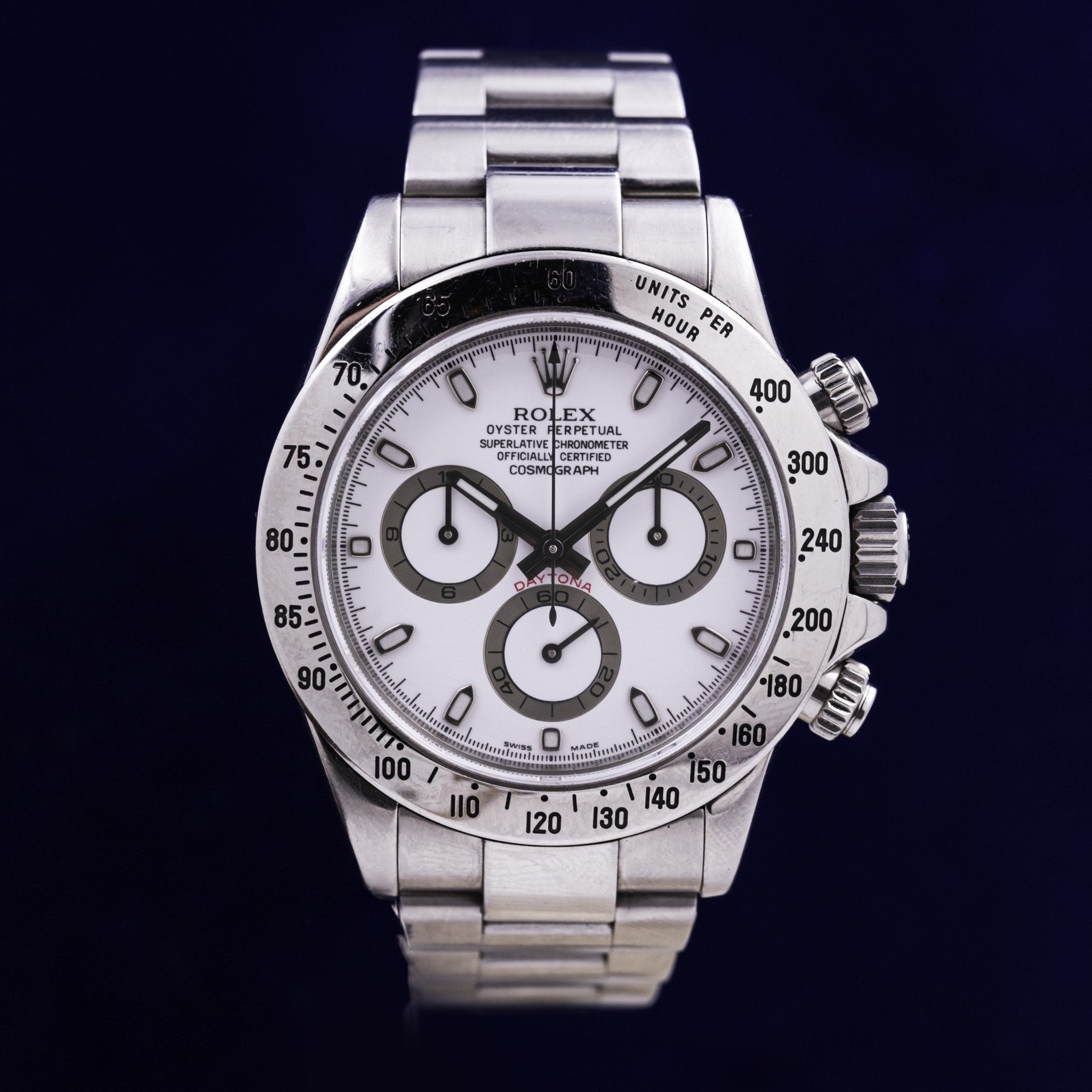 ROLEX COSMOGRAPH DAYTONA ACIER ref 116520 - montre vintage - Contre - Temps Paris