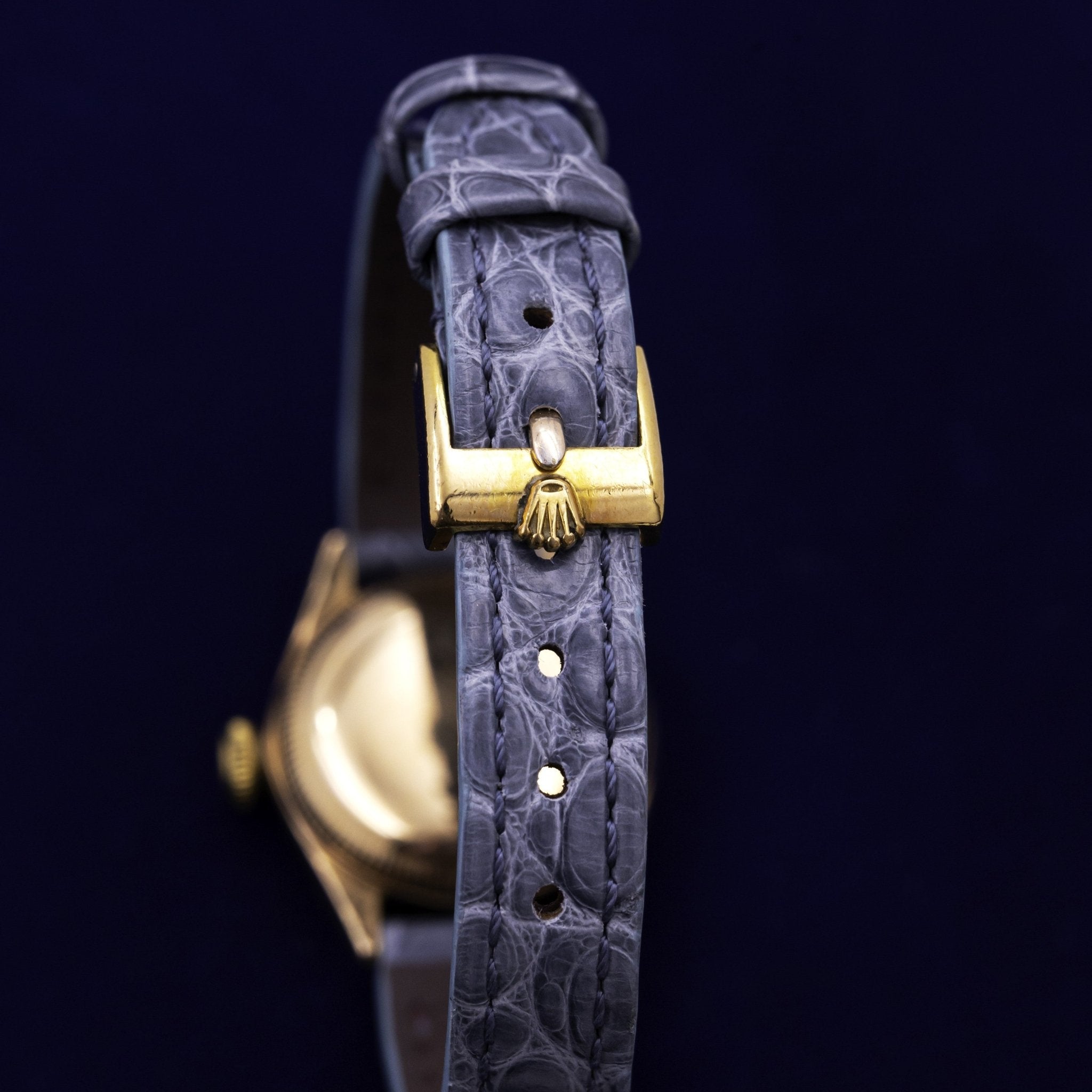 ROLEX OYSTER PERPETUAL LADY OR JAUNE - montre vintage - Contre - Temps Paris