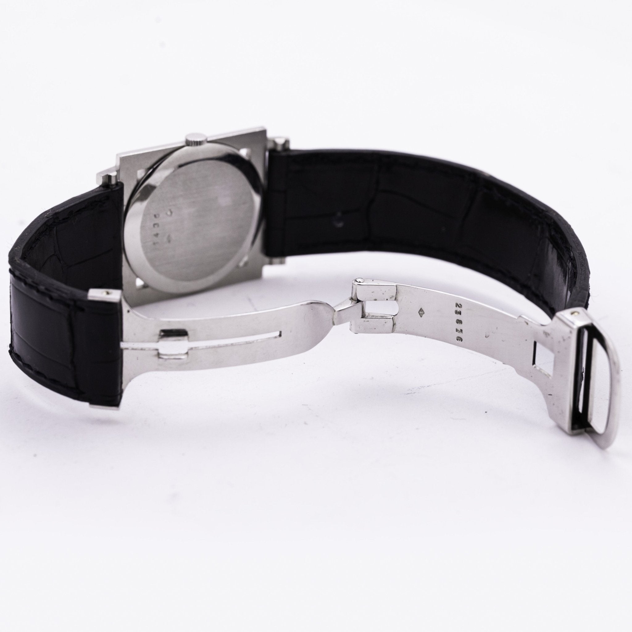 AUDEMARS PIGUET ULTRA THIN SQUARE OR BLANC - montre vintage - Contre - Temps Paris