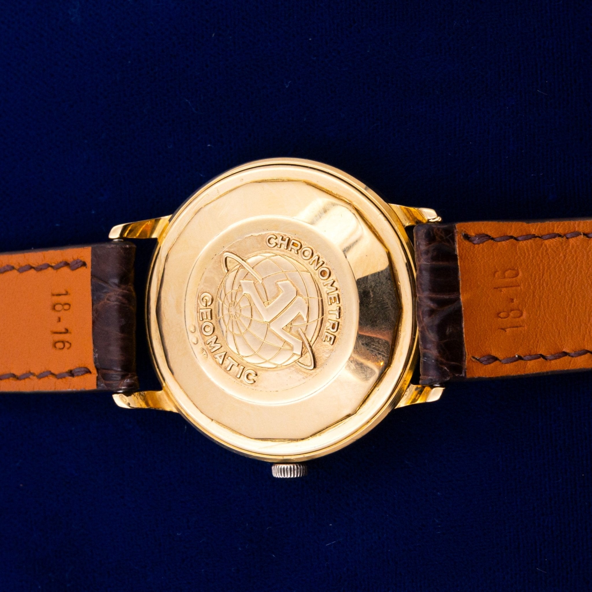JAEGER - LECOULTRE GEOMATIC CHRONOMETRE OR - montre vintage - Contre - Temps Paris