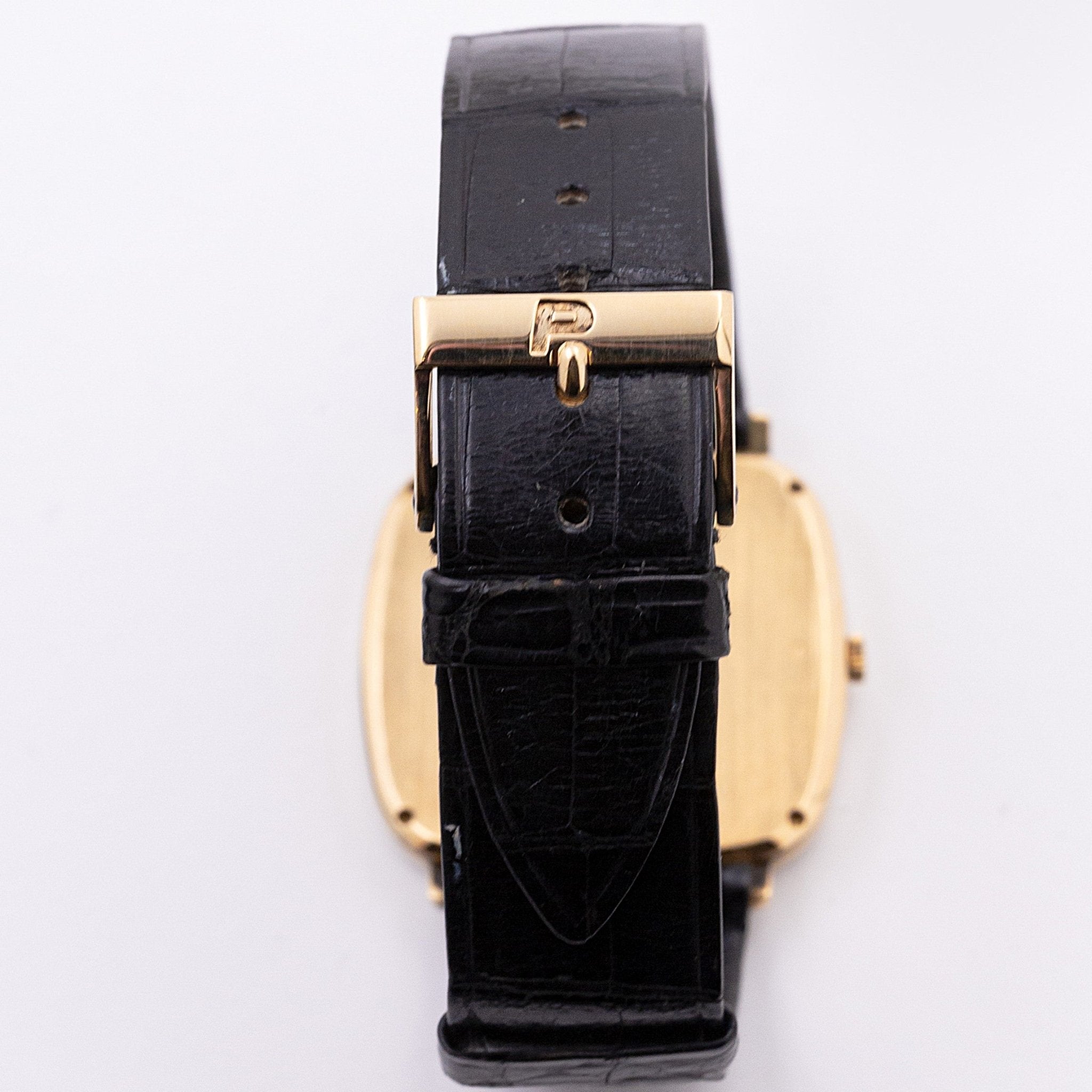 PIAGET COUSSIN OR ET DIAMANTS CADRAN ONYX - montre vintage - Contre - Temps Paris