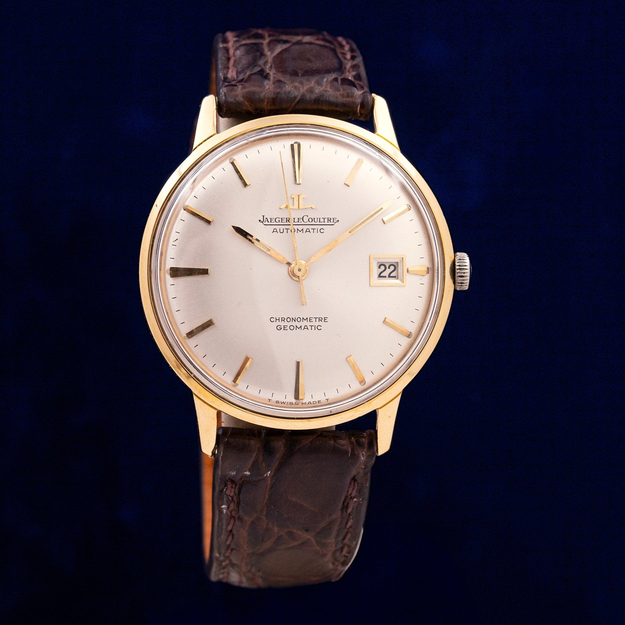 JAEGER - LECOULTRE GEOMATIC CHRONOMETRE OR - montre vintage - Contre - Temps Paris