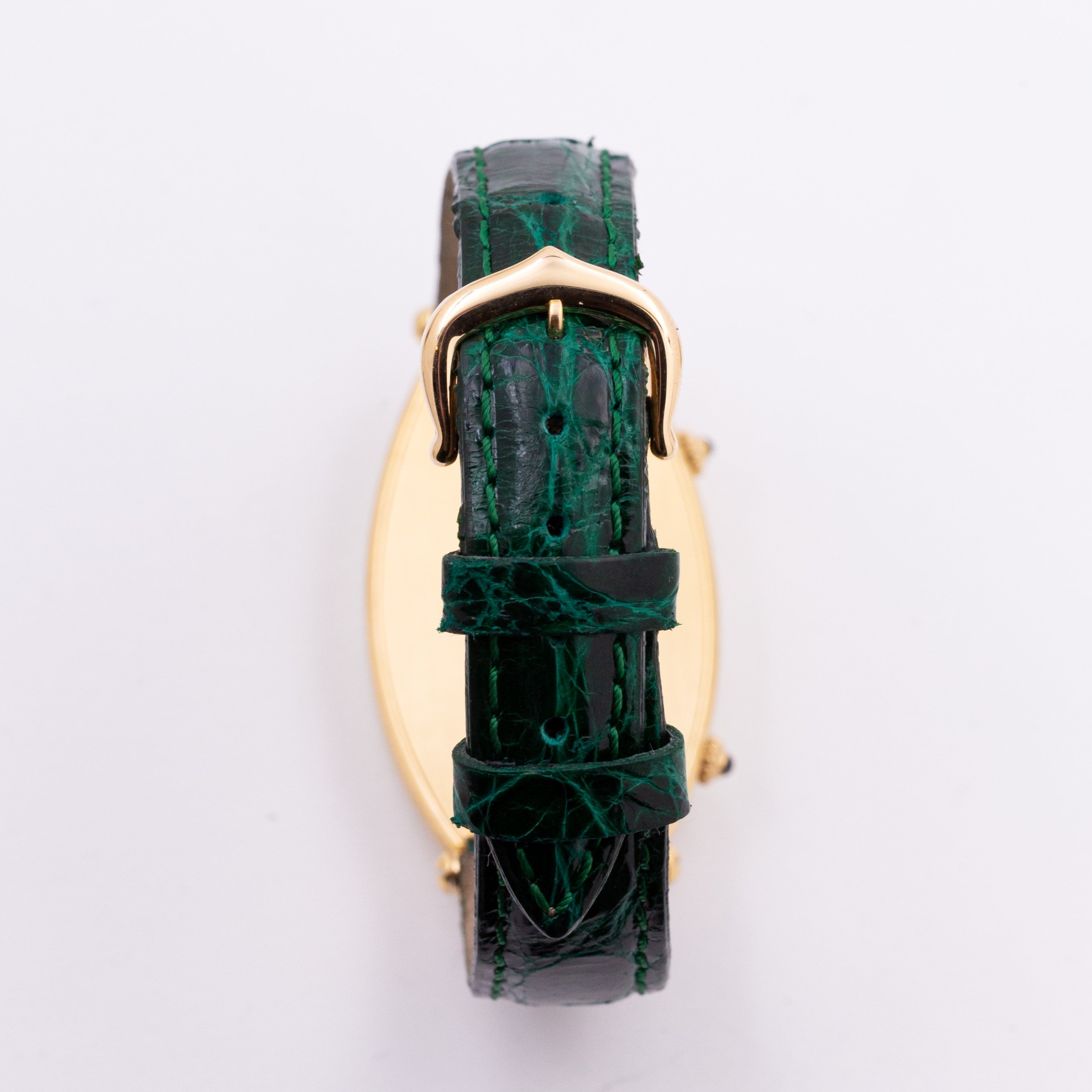 CARTIER TONNEAU DUAL TIME GOLD
