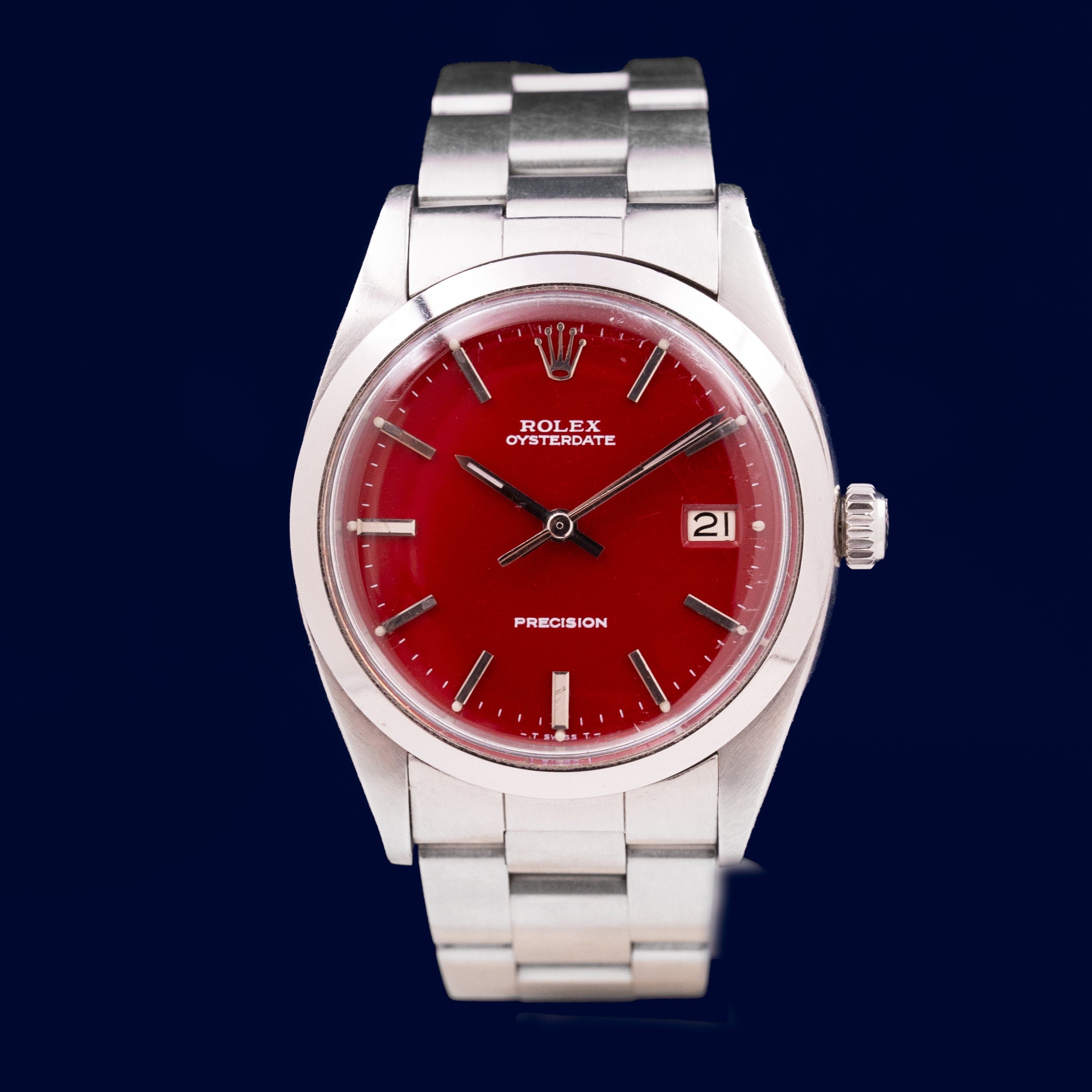 ROLEX OYSTERDATE PRECISION RED