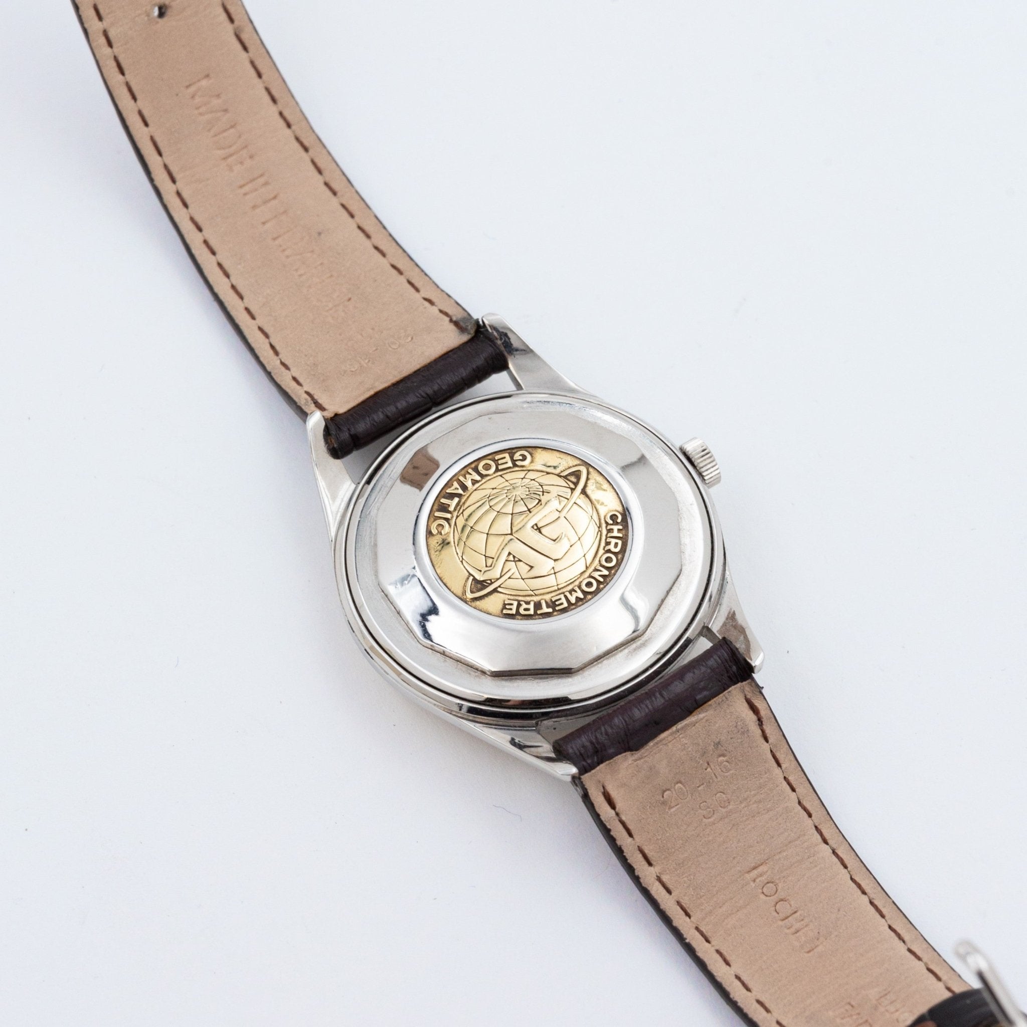 JAEGER - LECOULTRE GEOMATIC CHRONOMETRE ACIER - montre vintage - Contre - Temps Paris