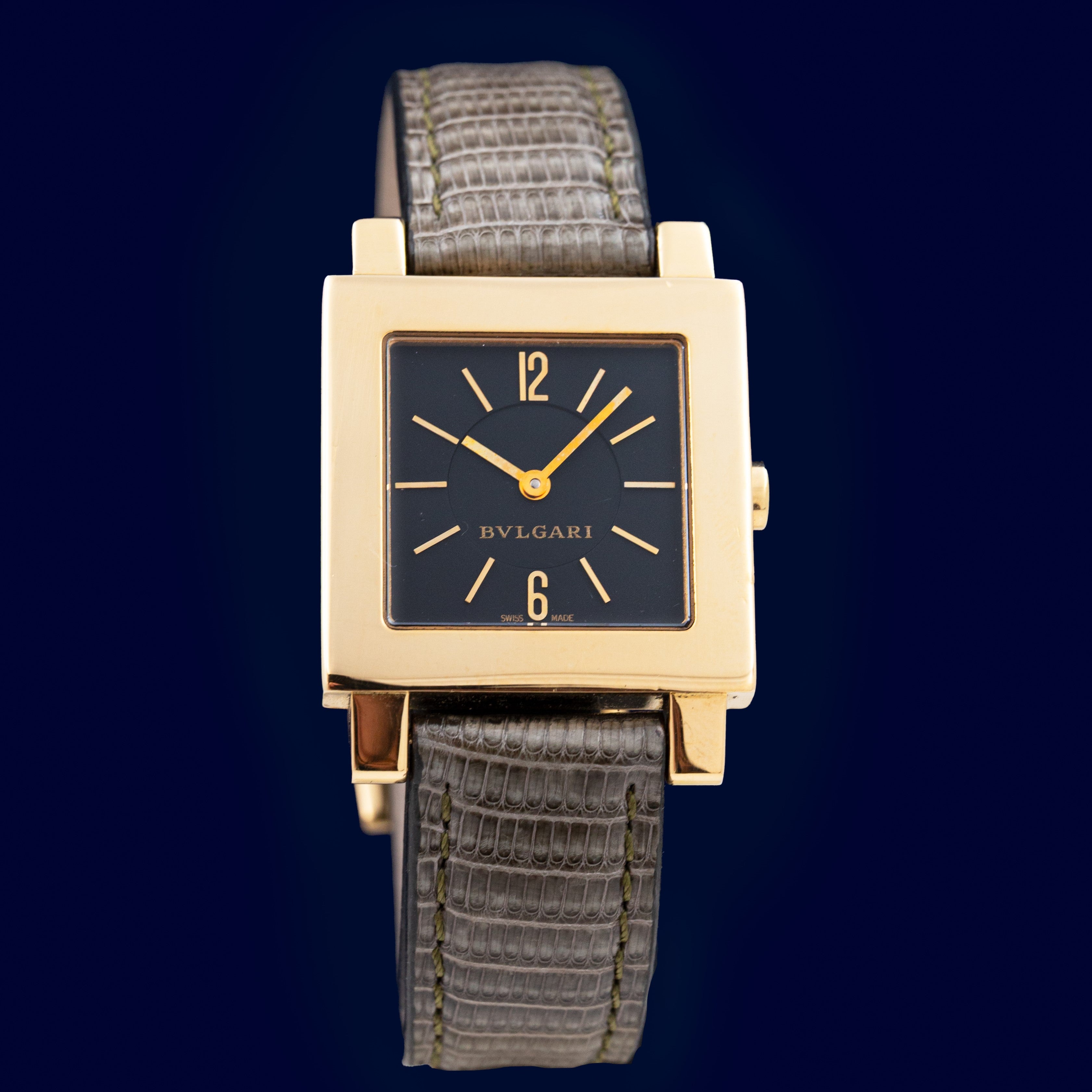 BULGARI “QUADRATO” 18K GOLD