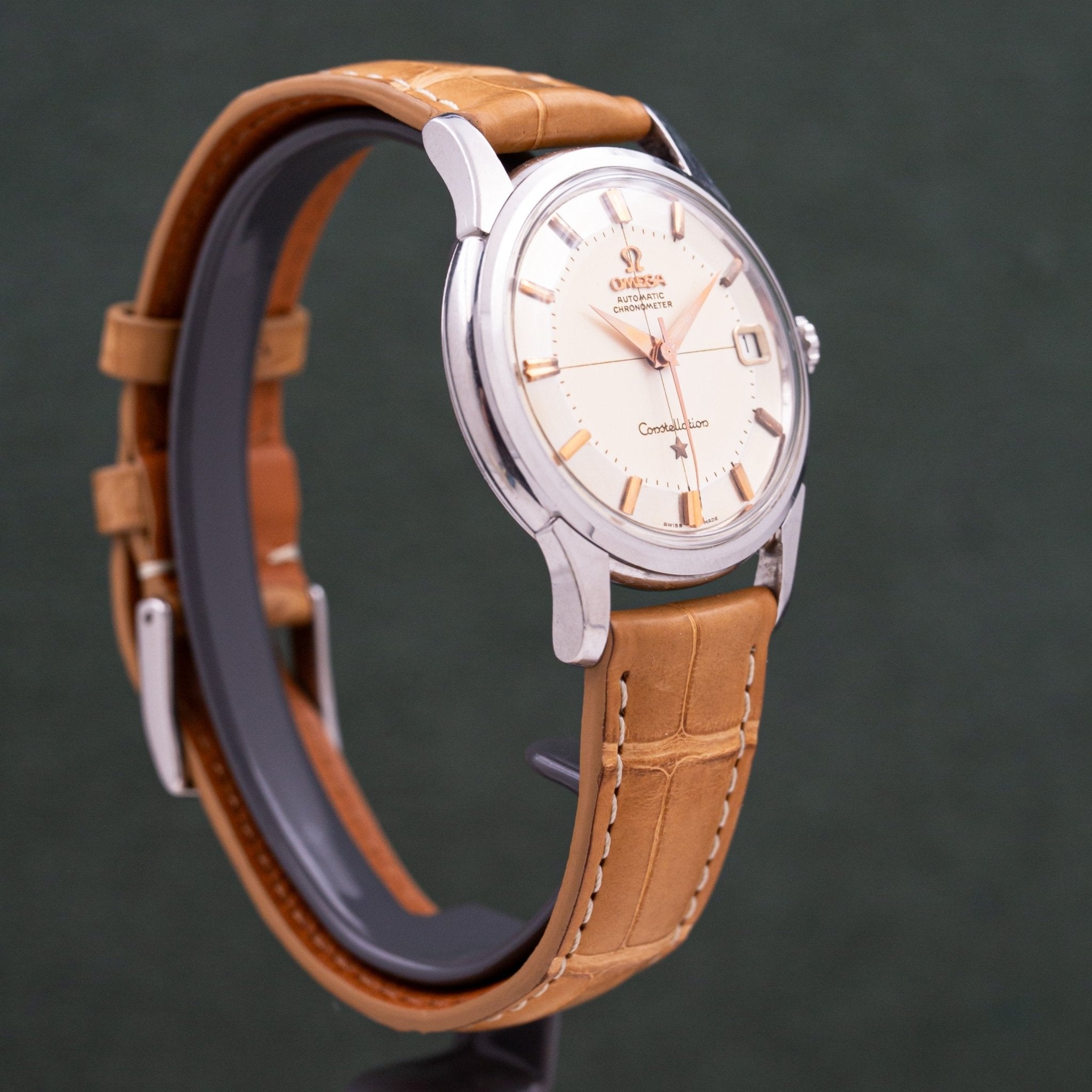 OMEGA CONSTELLATION AUTOMATIC "PIE PAN" - montre vintage - Contre - Temps Paris