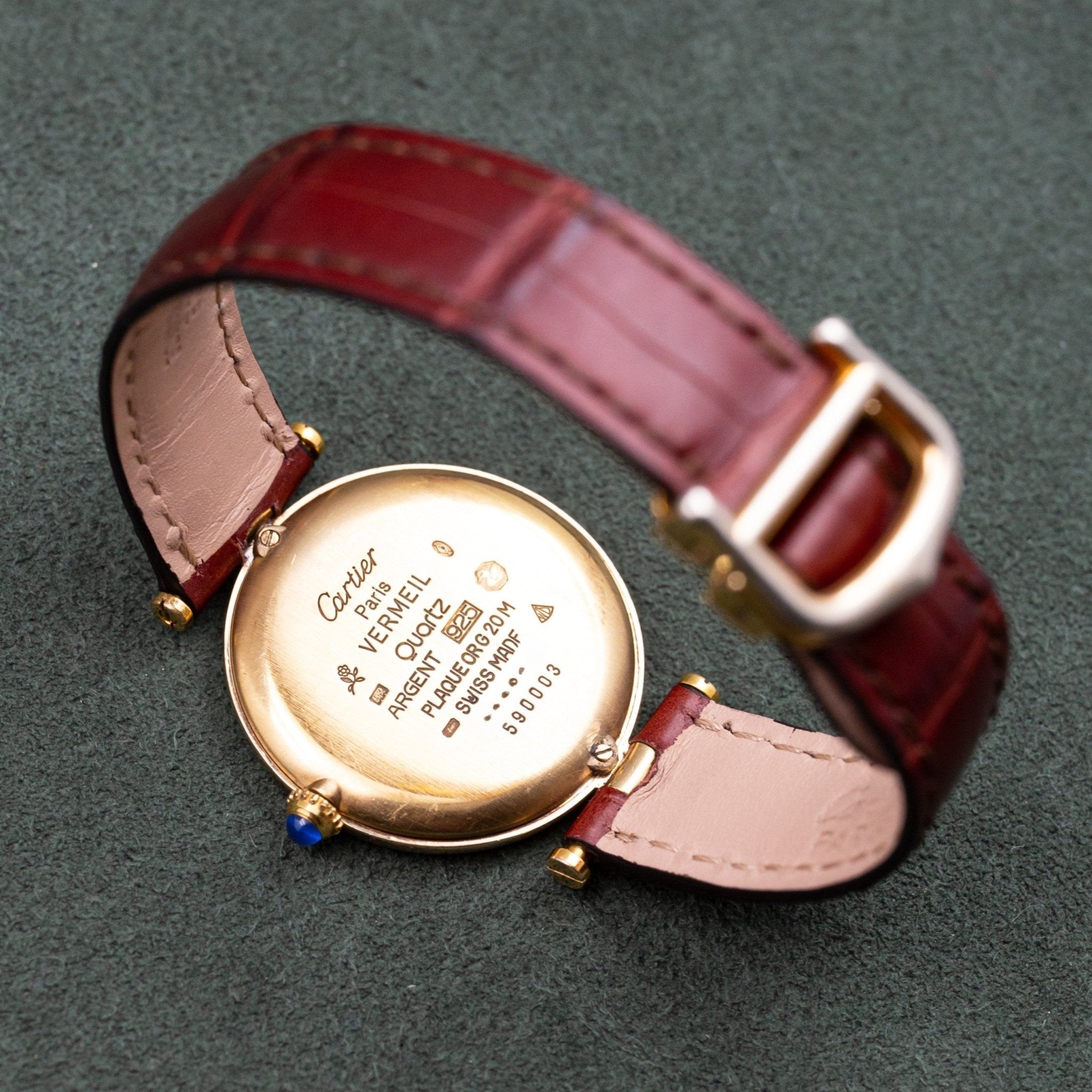 CARTIER MUST VENDOME - montre vintage - Contre - Temps Paris