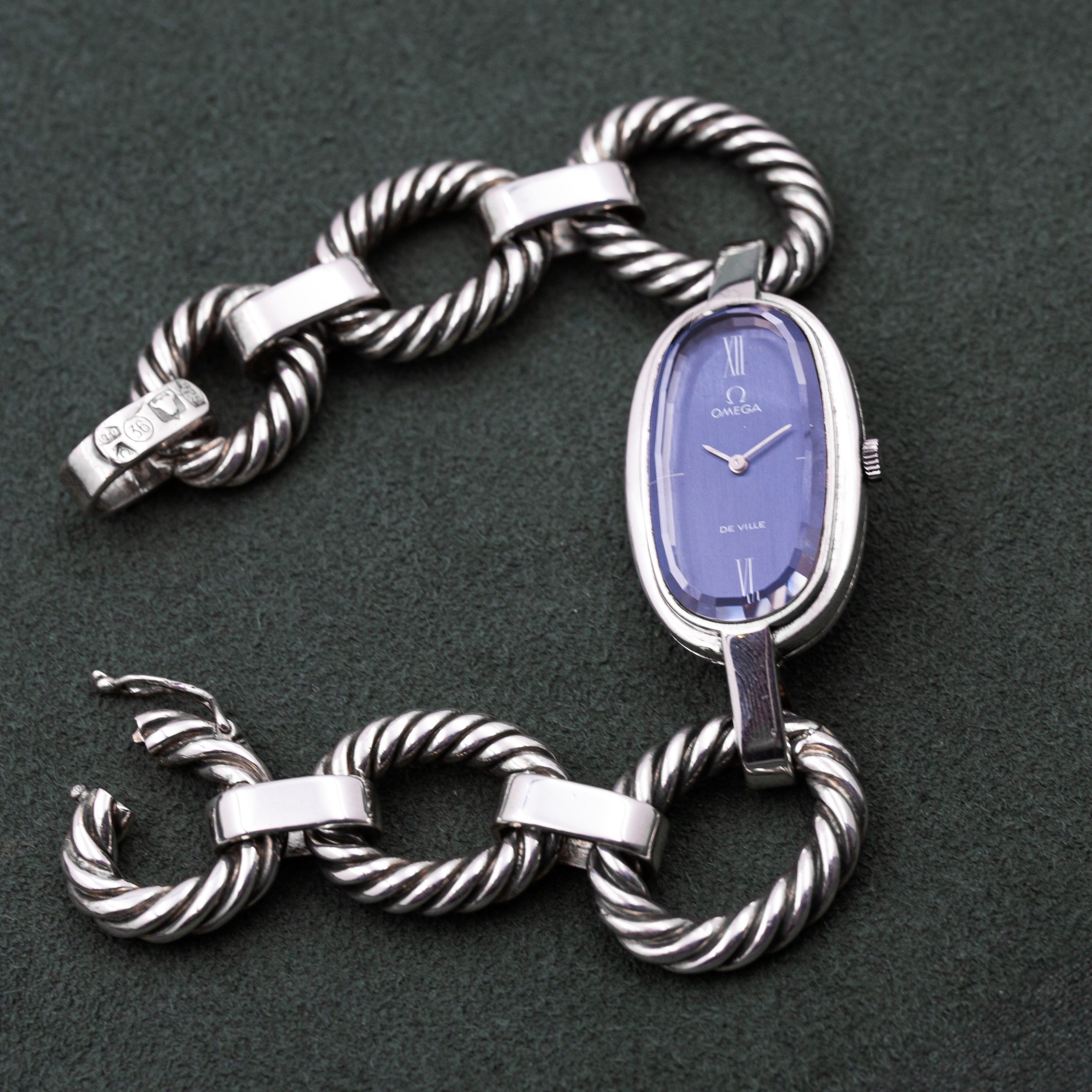 OMEGA DE VILLE LADY SILVER