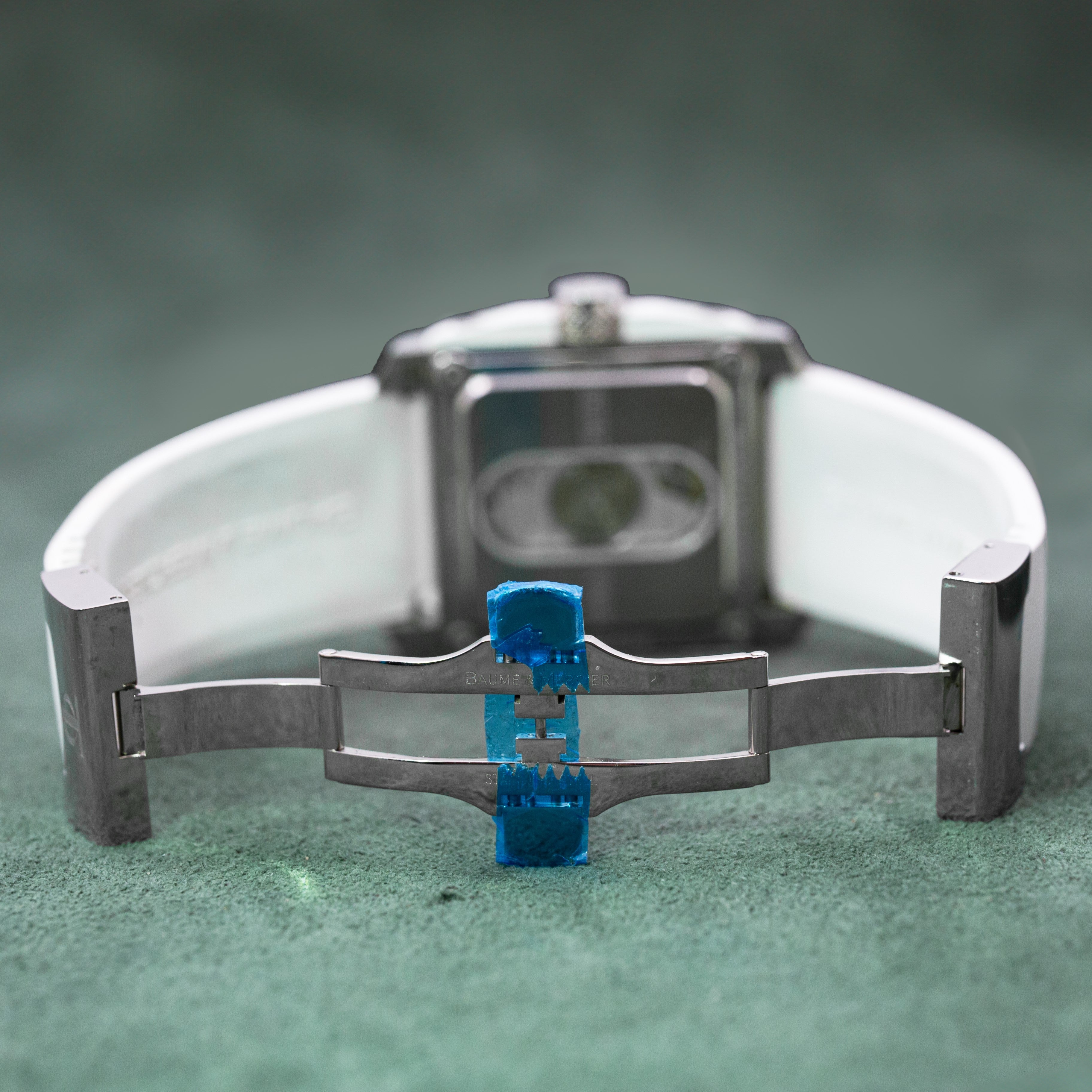 BAUME & MERCIER HAMPTON SQUARE DUAL TIME XXL