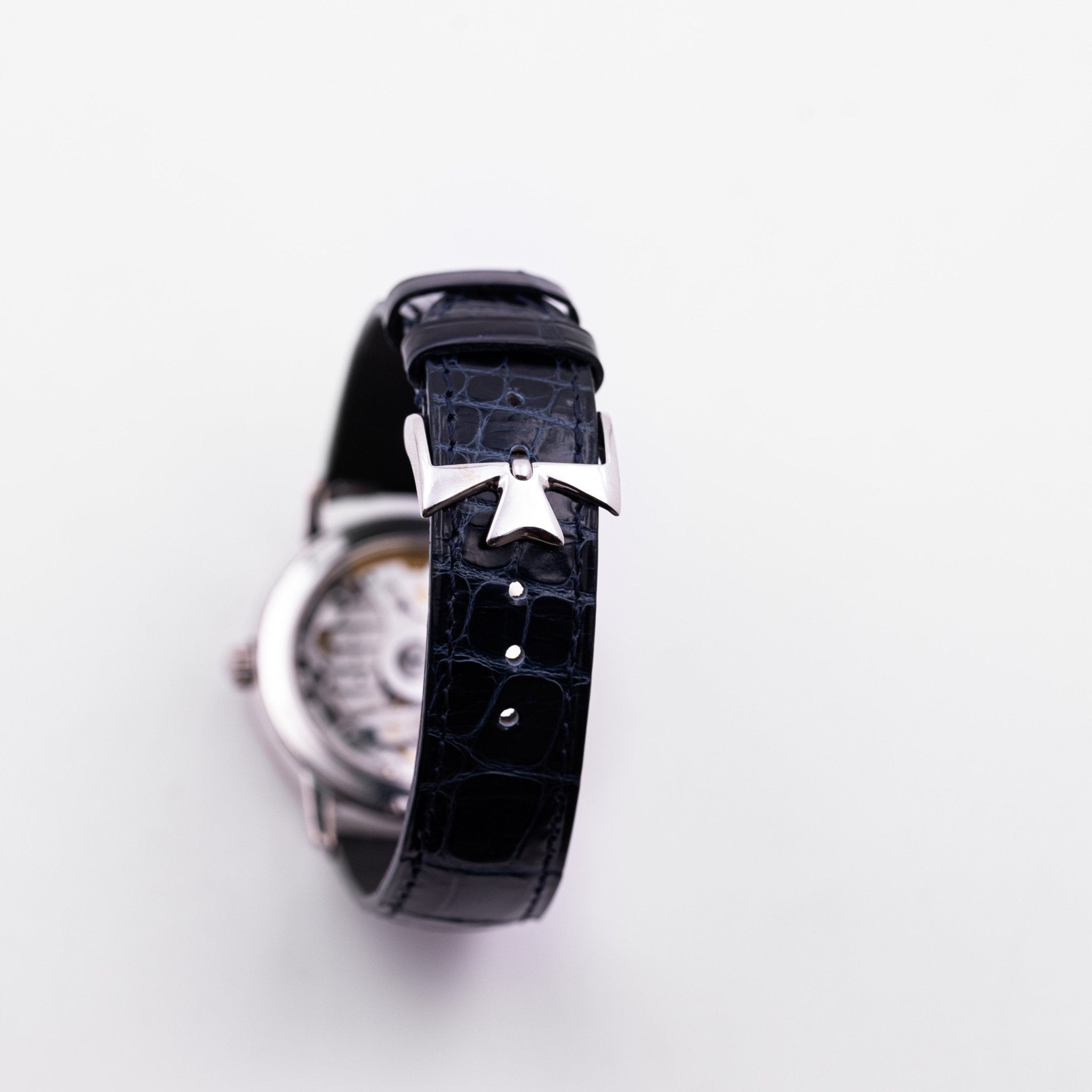 VACHERON CONSTANTIN PATRIMONY RESERVE DE MARCHE OR BLANC - montre vintage - Contre - Temps Paris