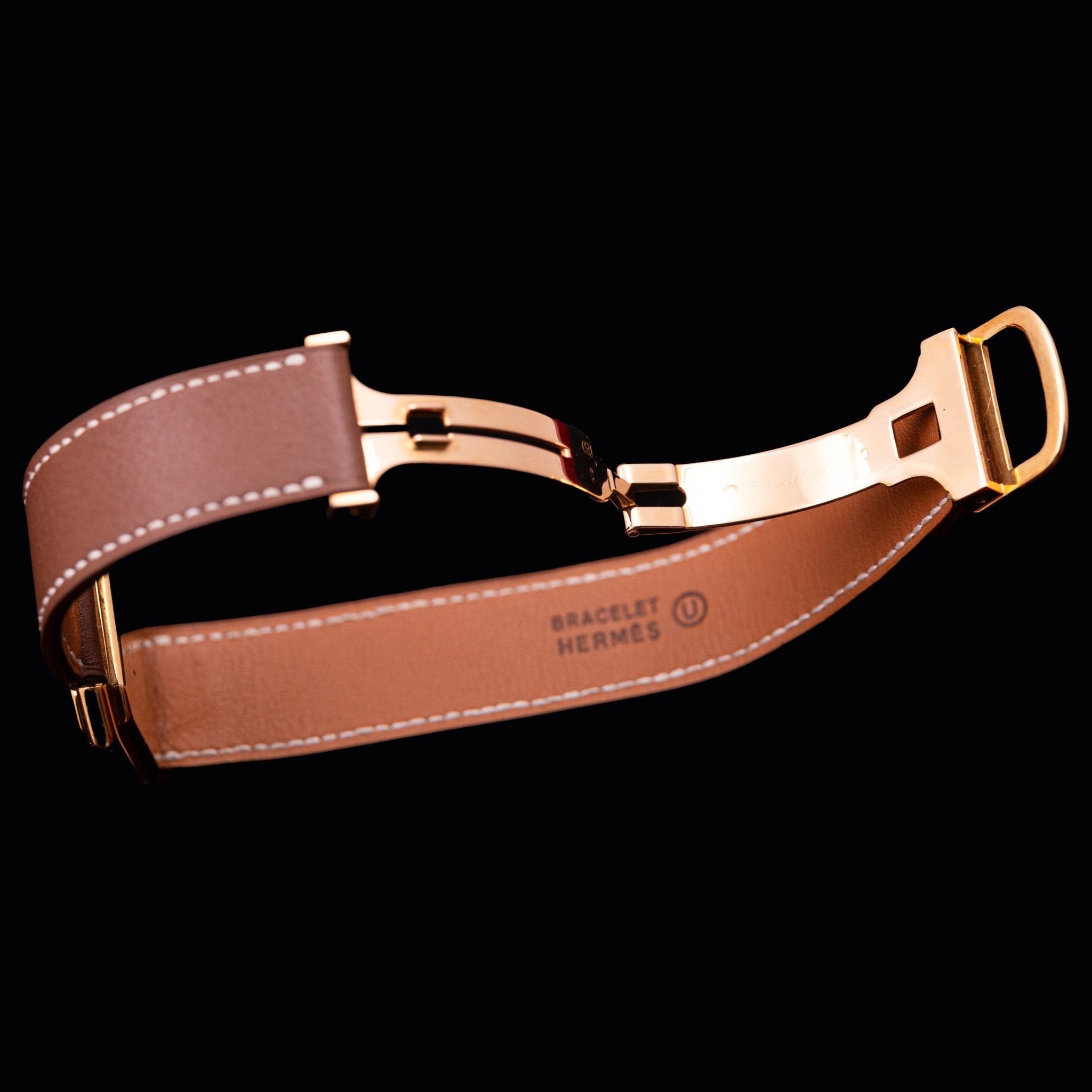 CARTIER CEINTURE OR HOMME - montre vintage - Contre - Temps Paris