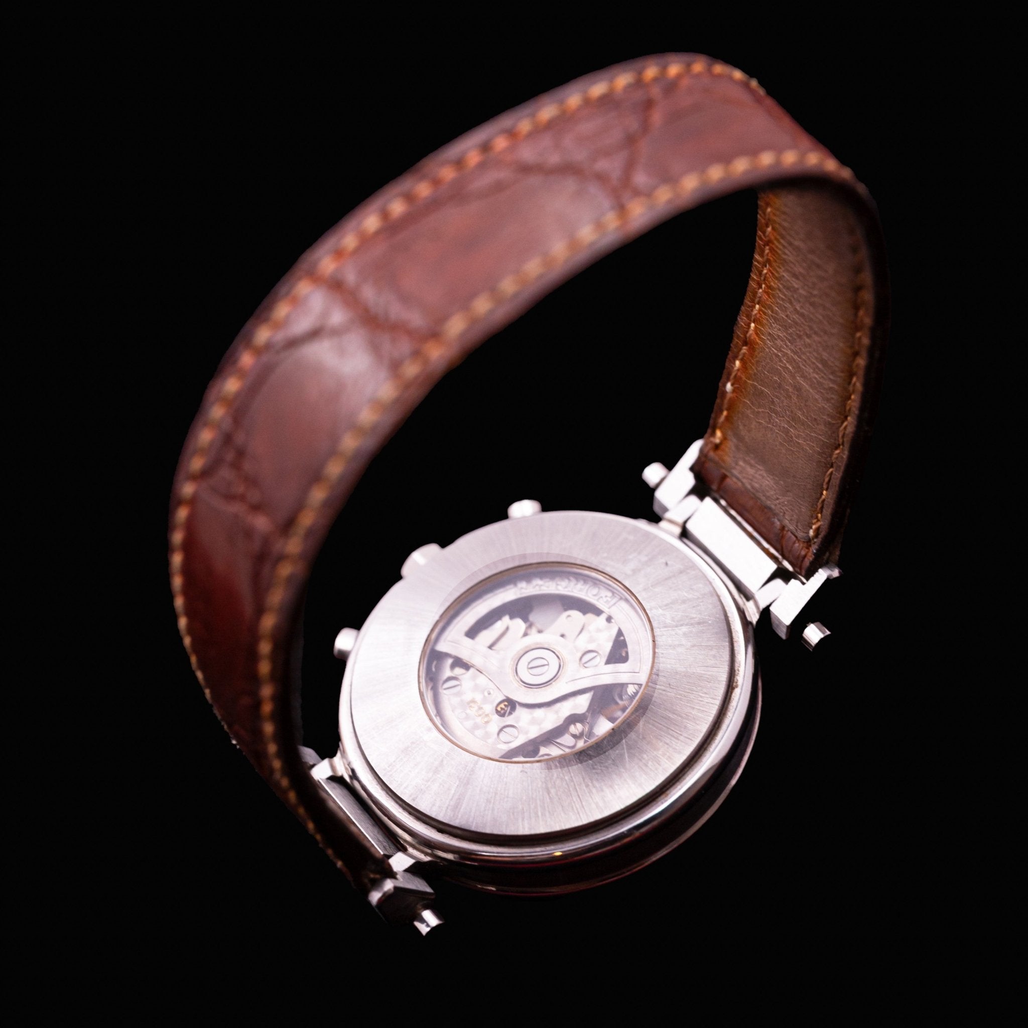 FORGET CHRONOGRAPHE DATE ET PHASES DE LUNE - montre vintage - Contre - Temps Paris