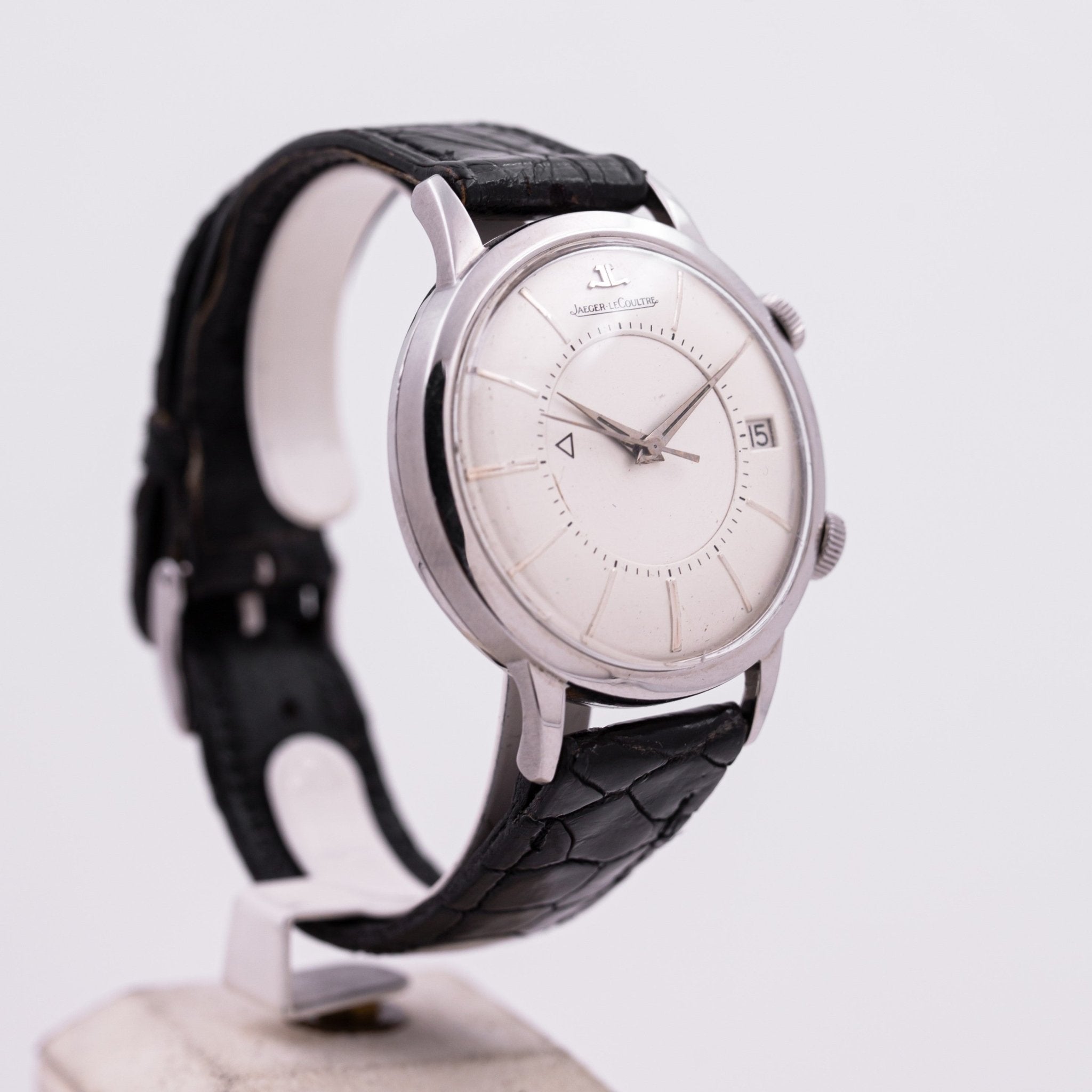 JAEGER - LECOULTRE MEMOVOX AUTOMATIQUE DATE - montre vintage - Contre - Temps Paris