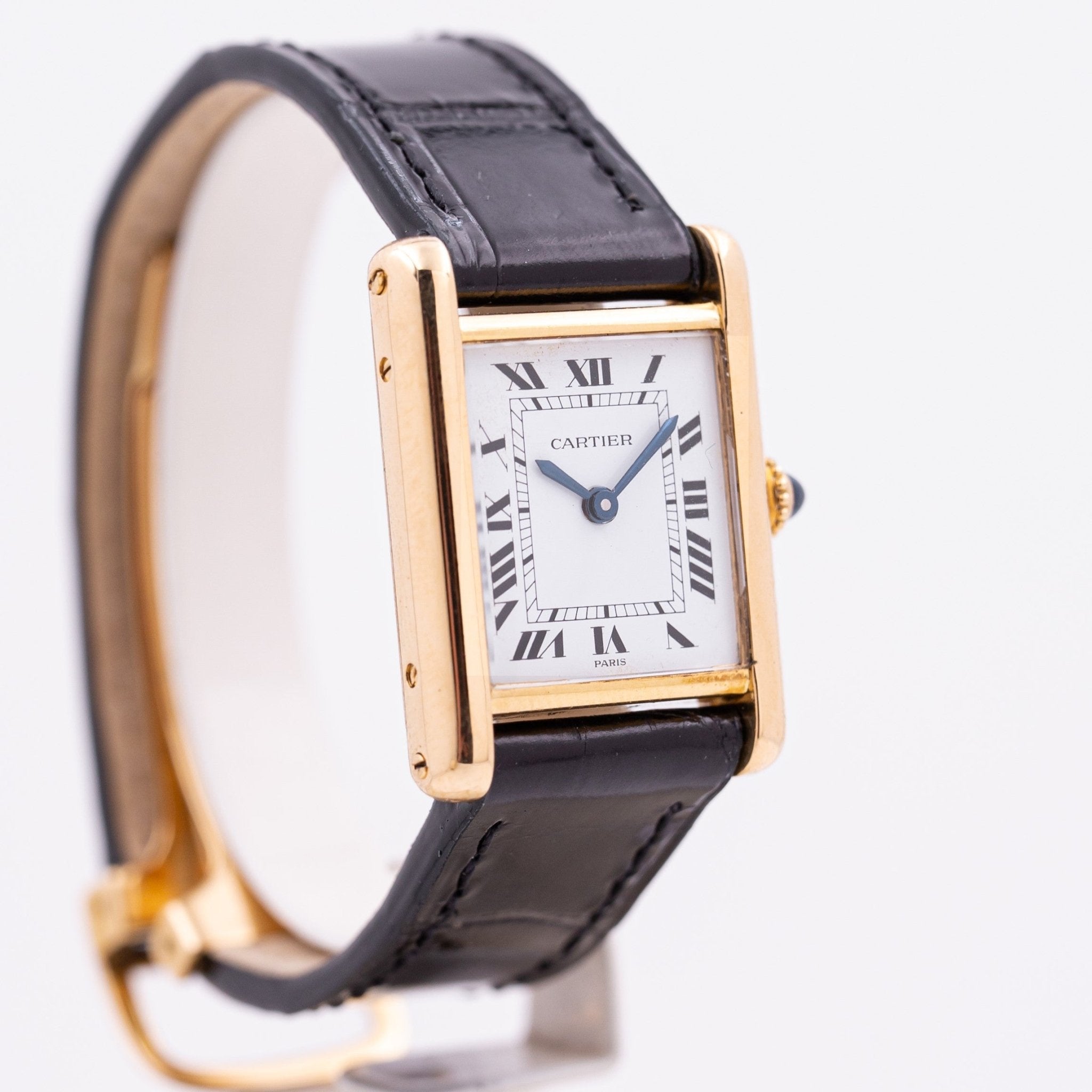 CARTIER TANK LOUIS CARTIER FEMME OR - montre vintage - Contre - Temps Paris