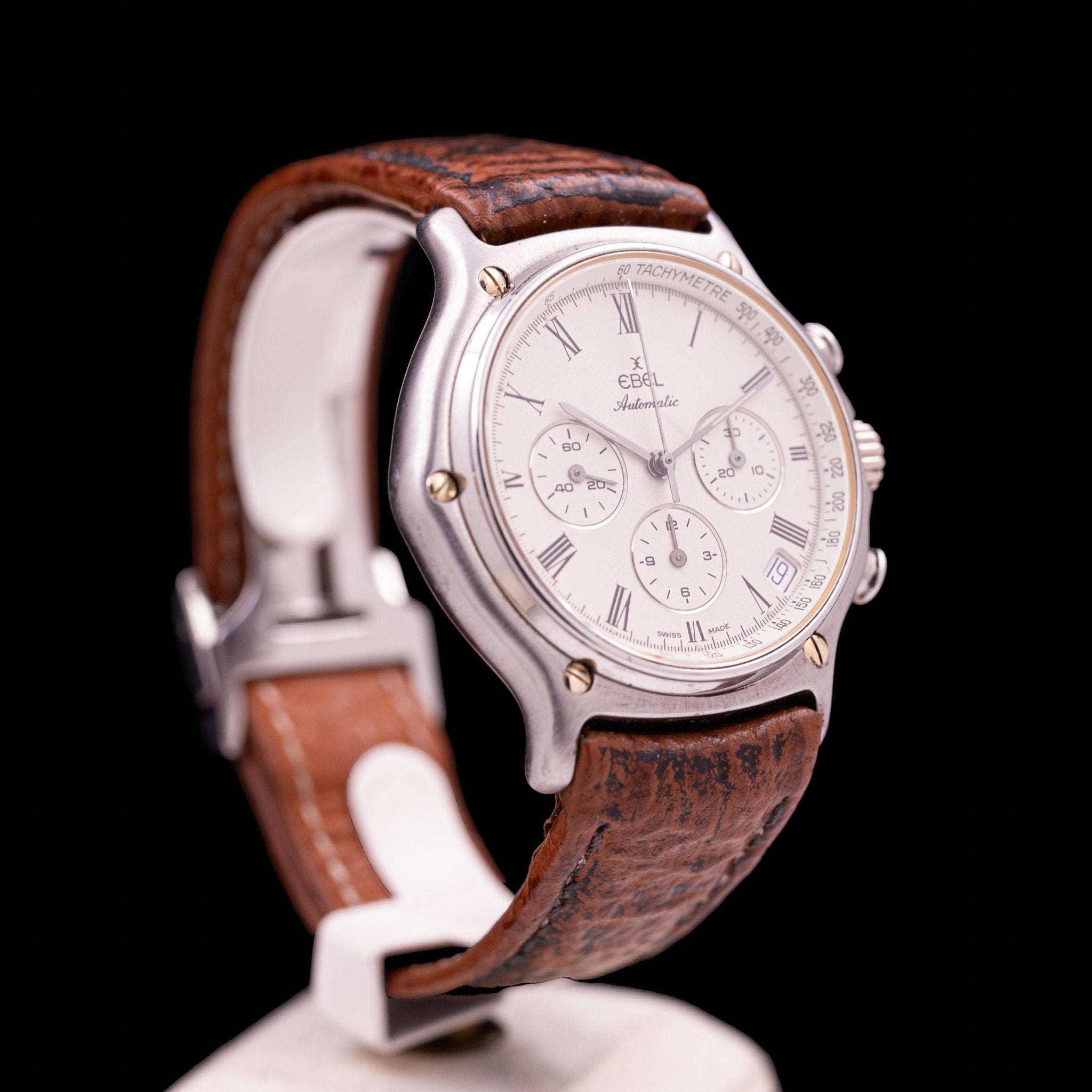 EBEL CHRONOGRAPHE 1911 AUTOMATIC EL PRIMERO - montre vintage - Contre - Temps Paris