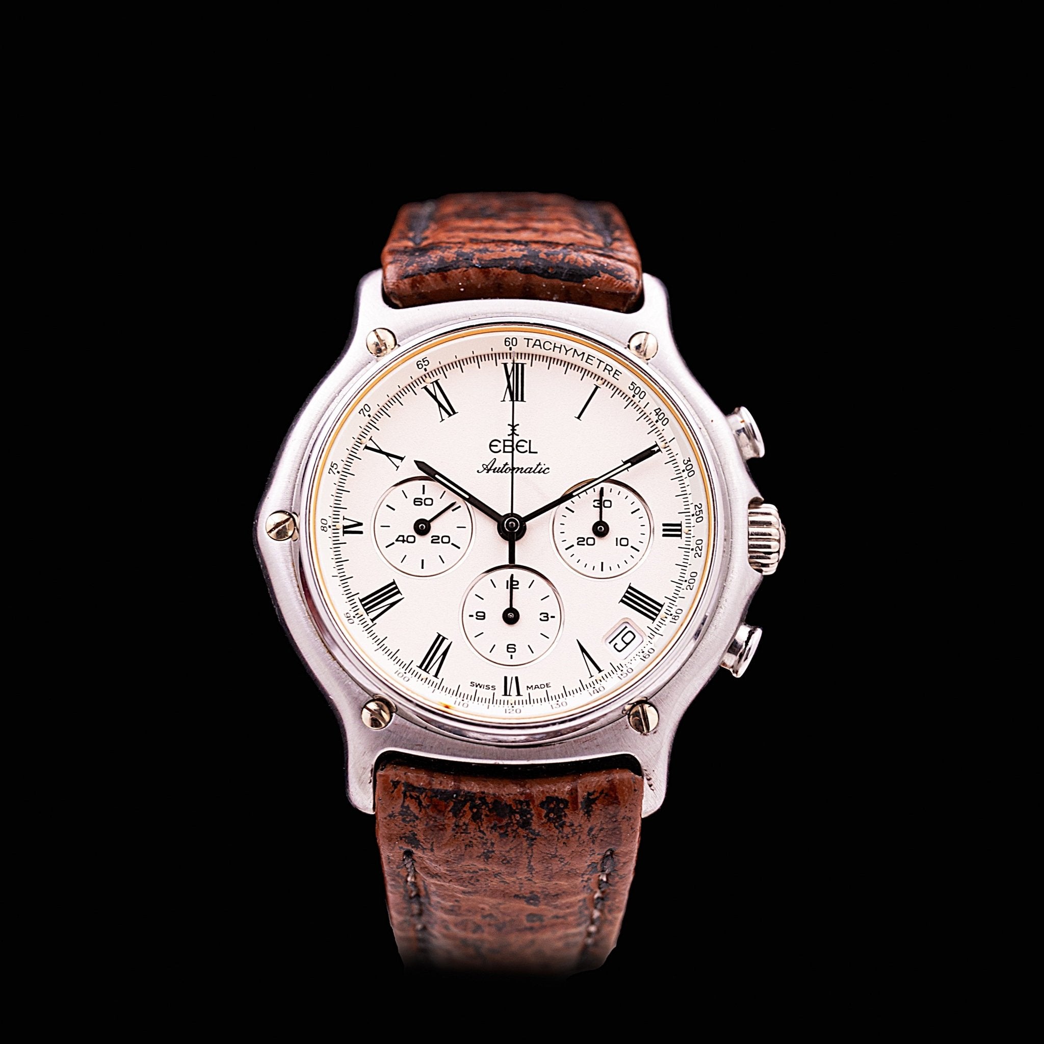 EBEL CHRONOGRAPHE 1911 AUTOMATIC EL PRIMERO - montre vintage - Contre - Temps Paris