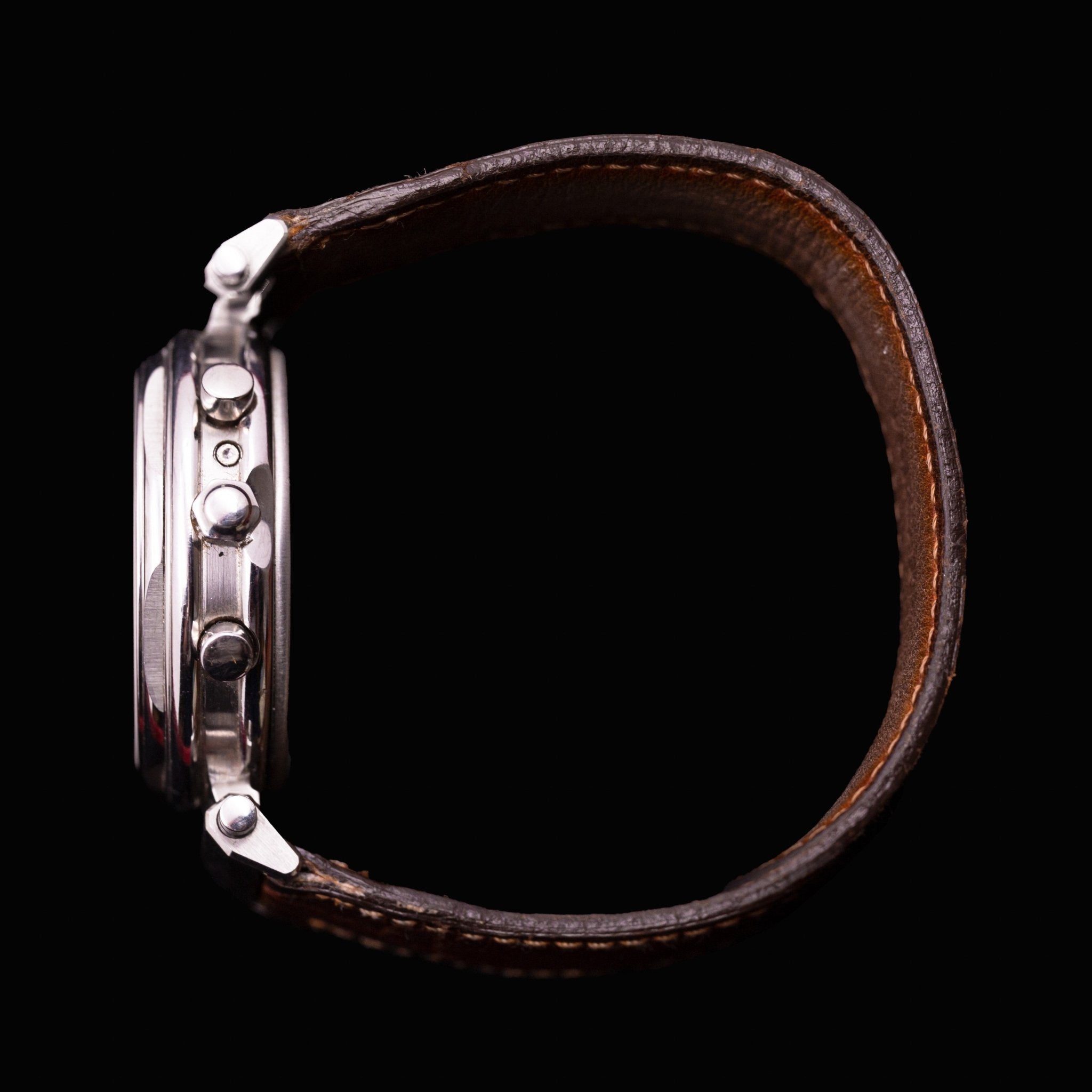 FORGET CHRONOGRAPHE DATE ET PHASES DE LUNE - montre vintage - Contre - Temps Paris