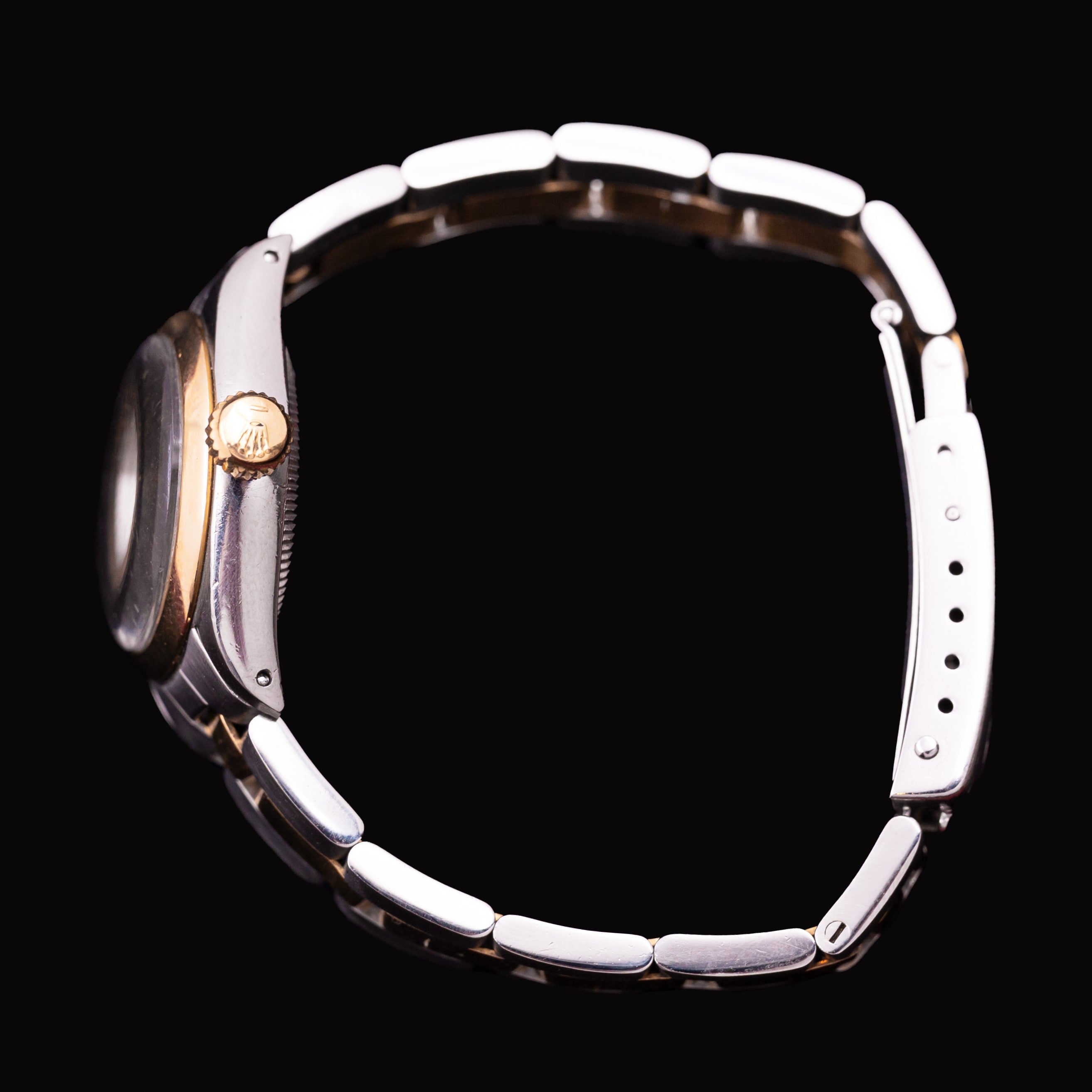 ROLEX OYSTER PERPETUAL LADY TWO-TONE GOLD AND STEEL
