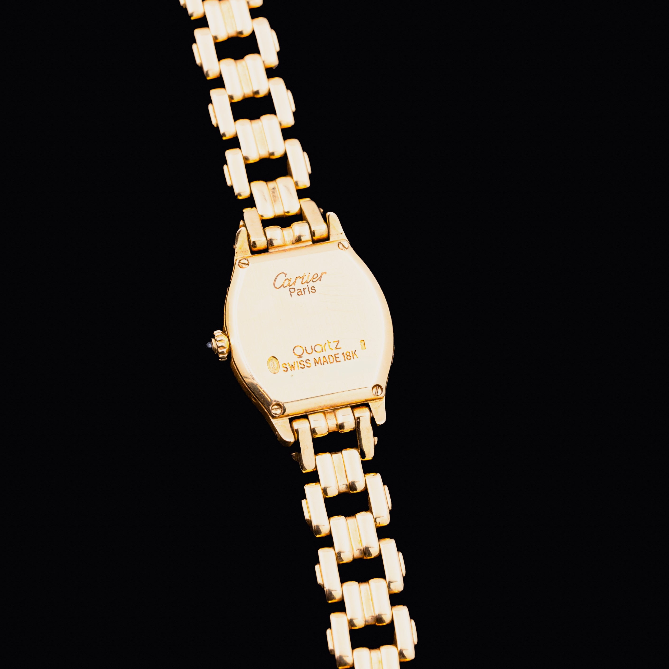 CARTIER TORTUE MINI BRACELET GOURMETTE OR