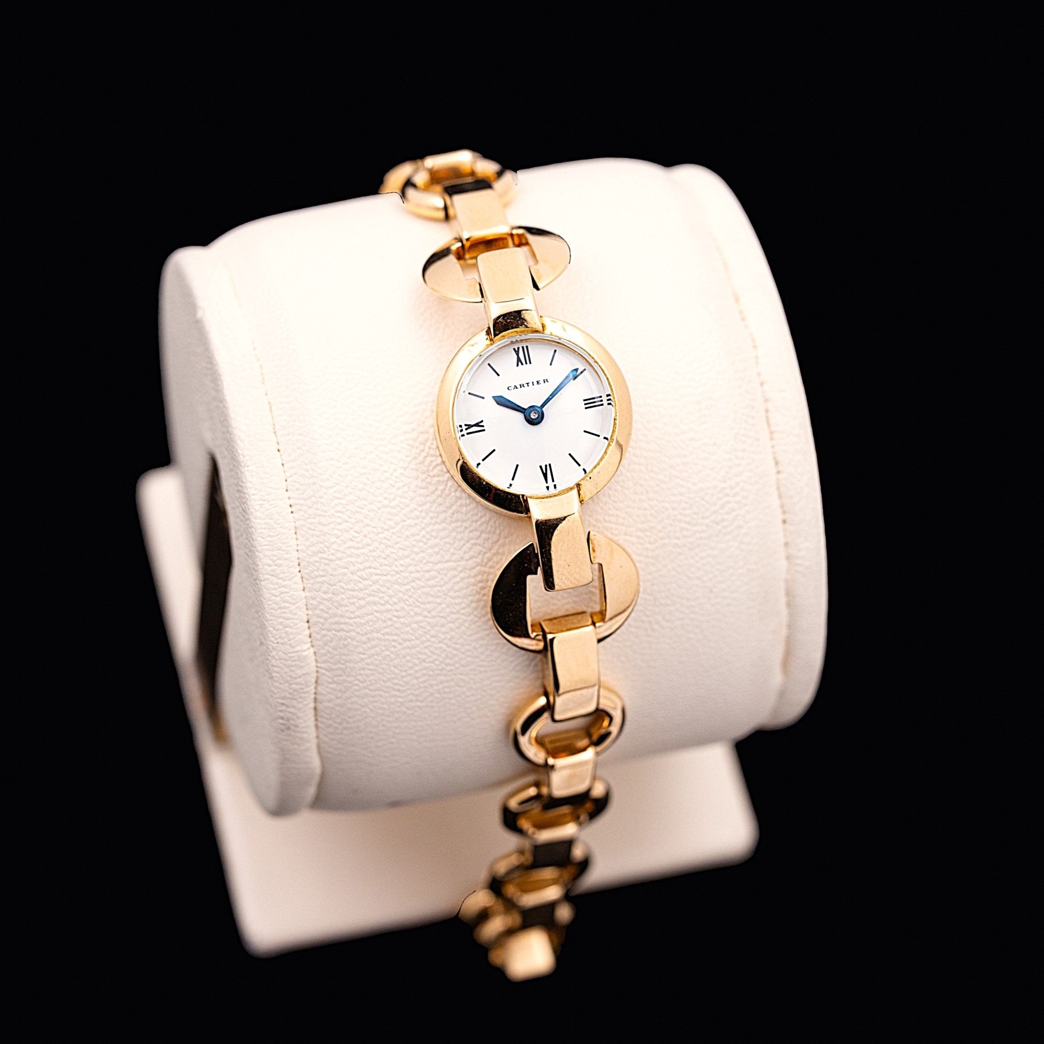 CARTIER LADY RONDE MINI OR - montre vintage - Contre - Temps Paris