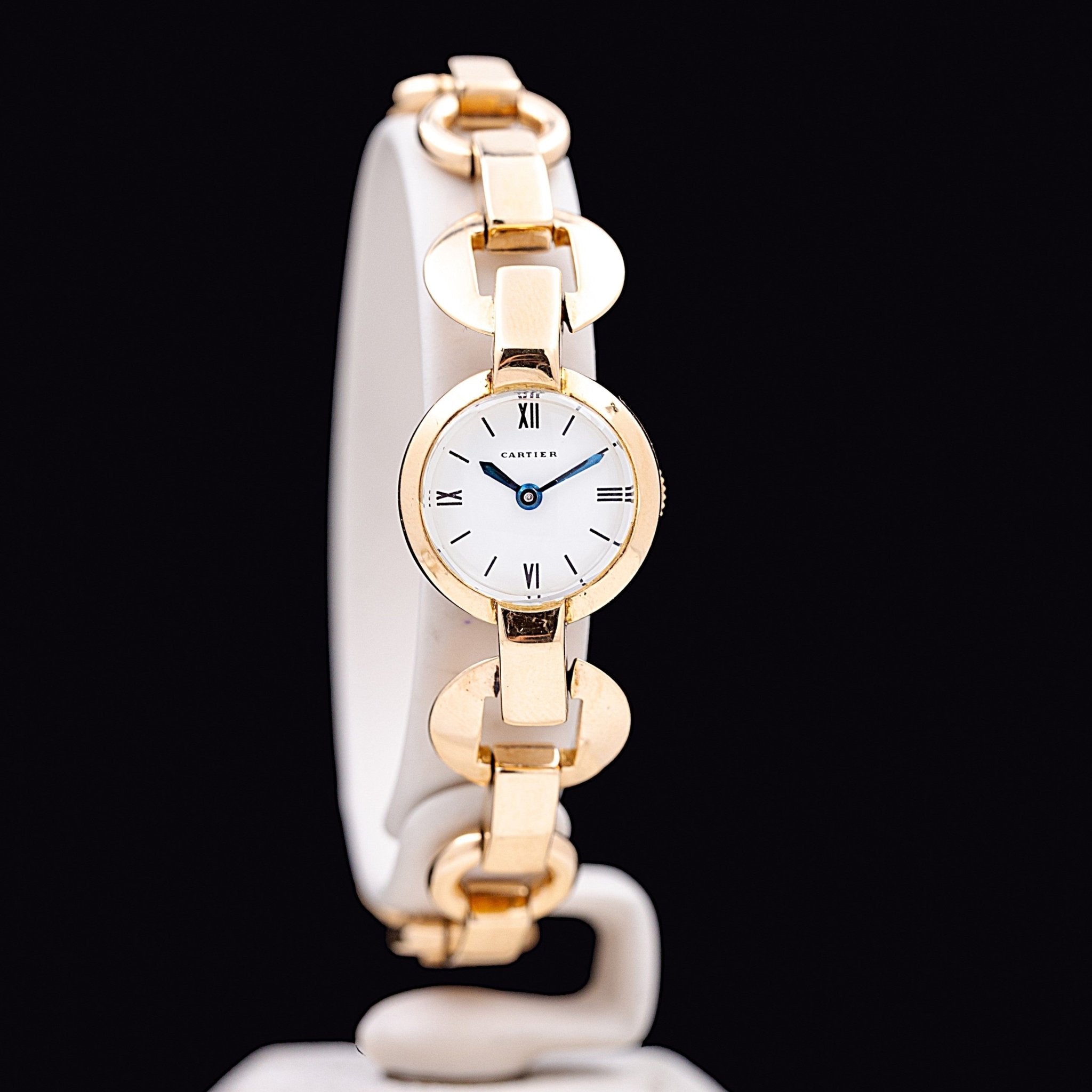 CARTIER LADY RONDE MINI OR - montre vintage - Contre - Temps Paris