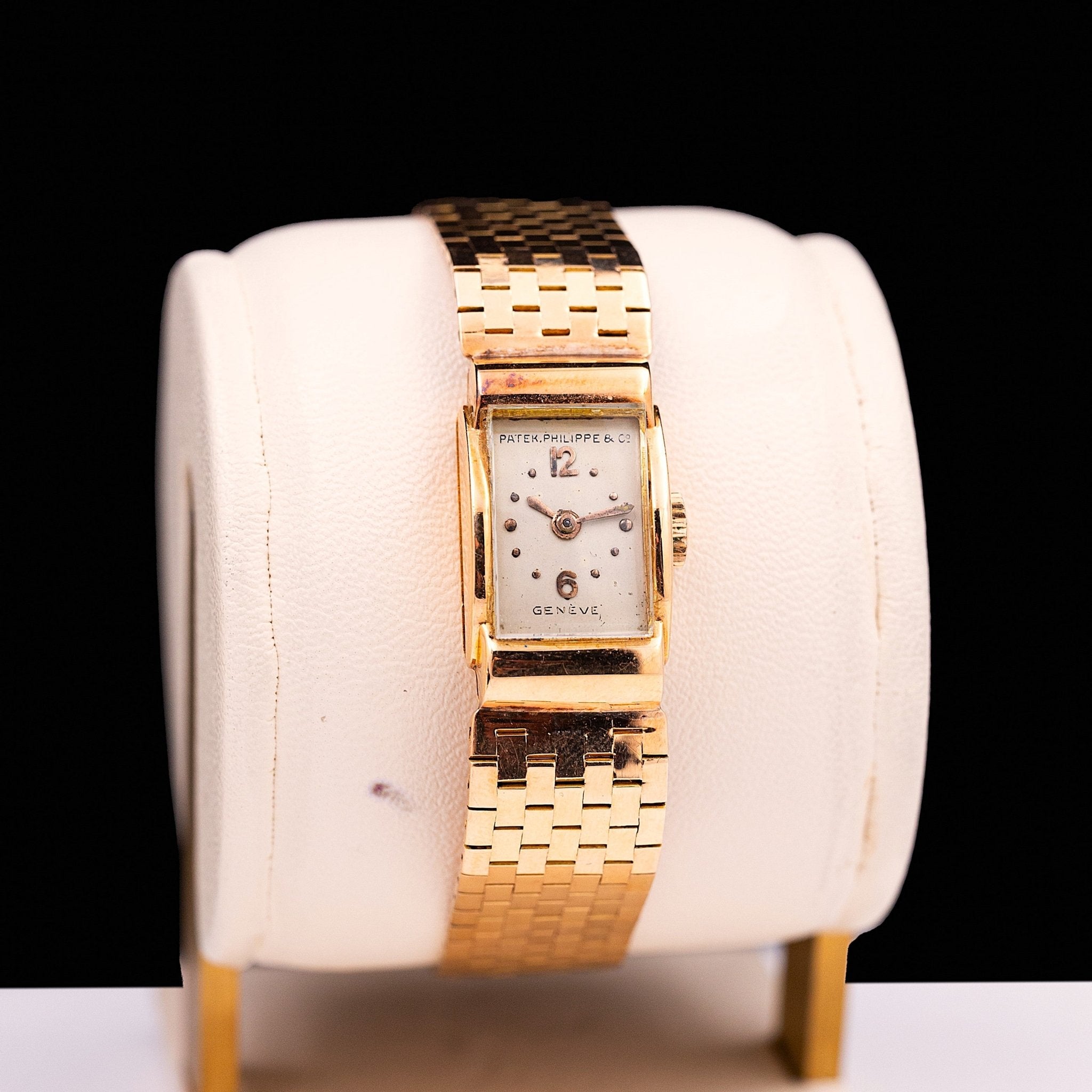 PATEK PHILIPPE VINTAGE TEGOLINO OR ROSE - montre vintage - Contre - Temps Paris