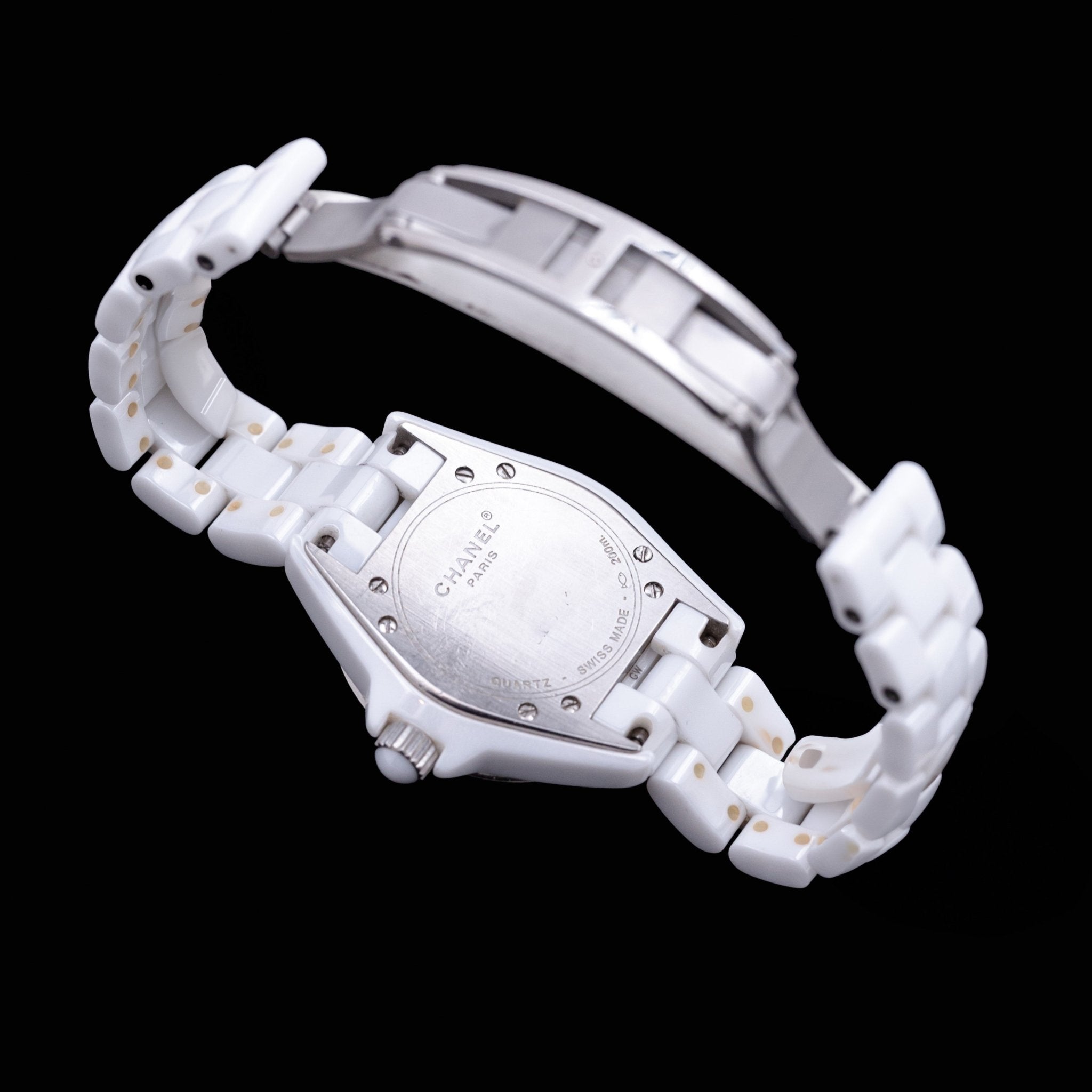 CHANEL J12 BLANCHE FEMME - montre vintage - Contre - Temps Paris