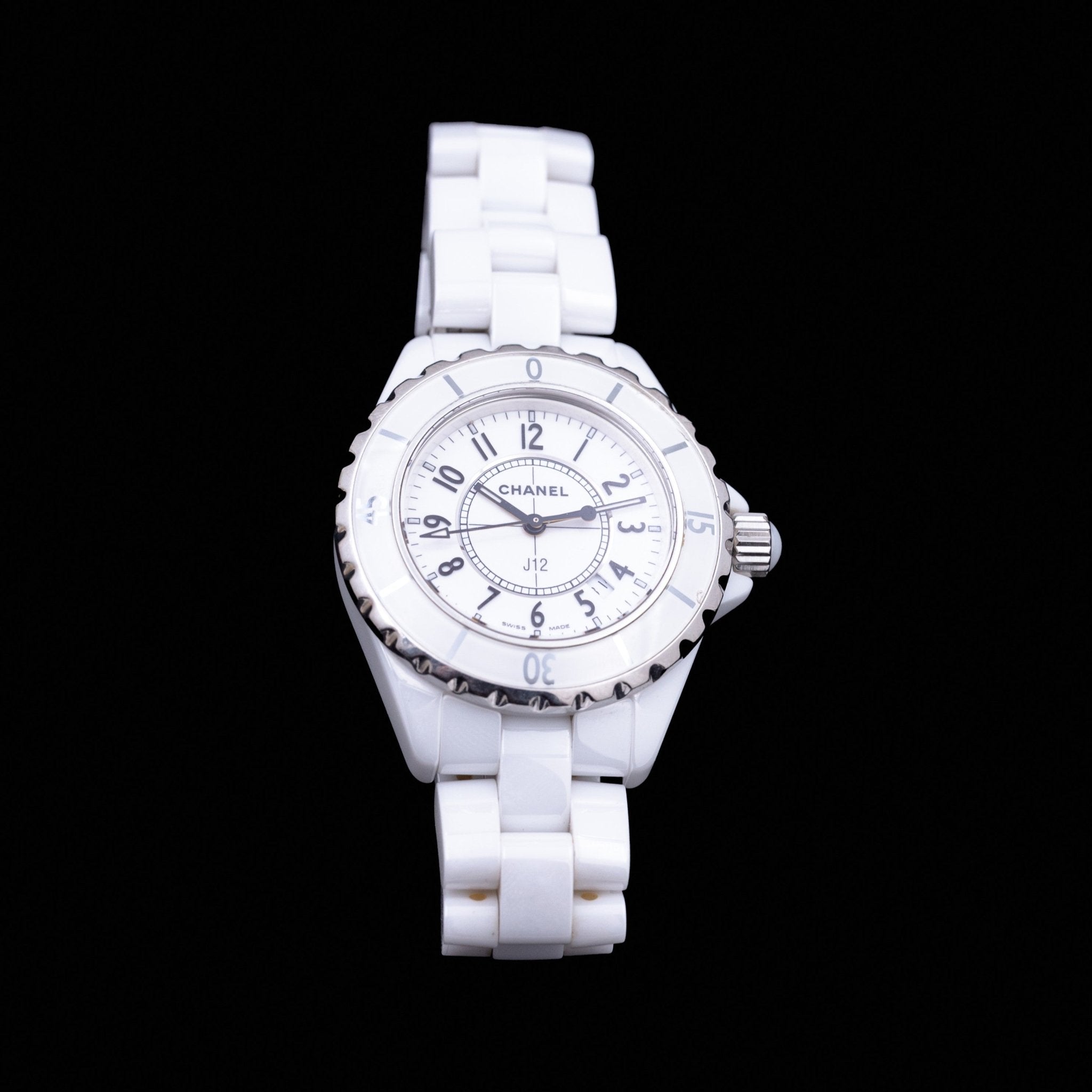 CHANEL J12 BLANCHE FEMME - montre vintage - Contre - Temps Paris