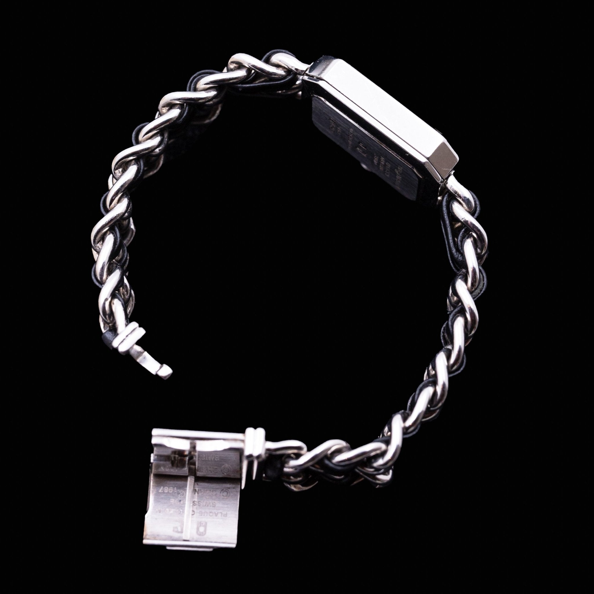 CHANEL PREMIERE ORIGINALE ACIER ET CUIR - montre vintage - Contre - Temps Paris