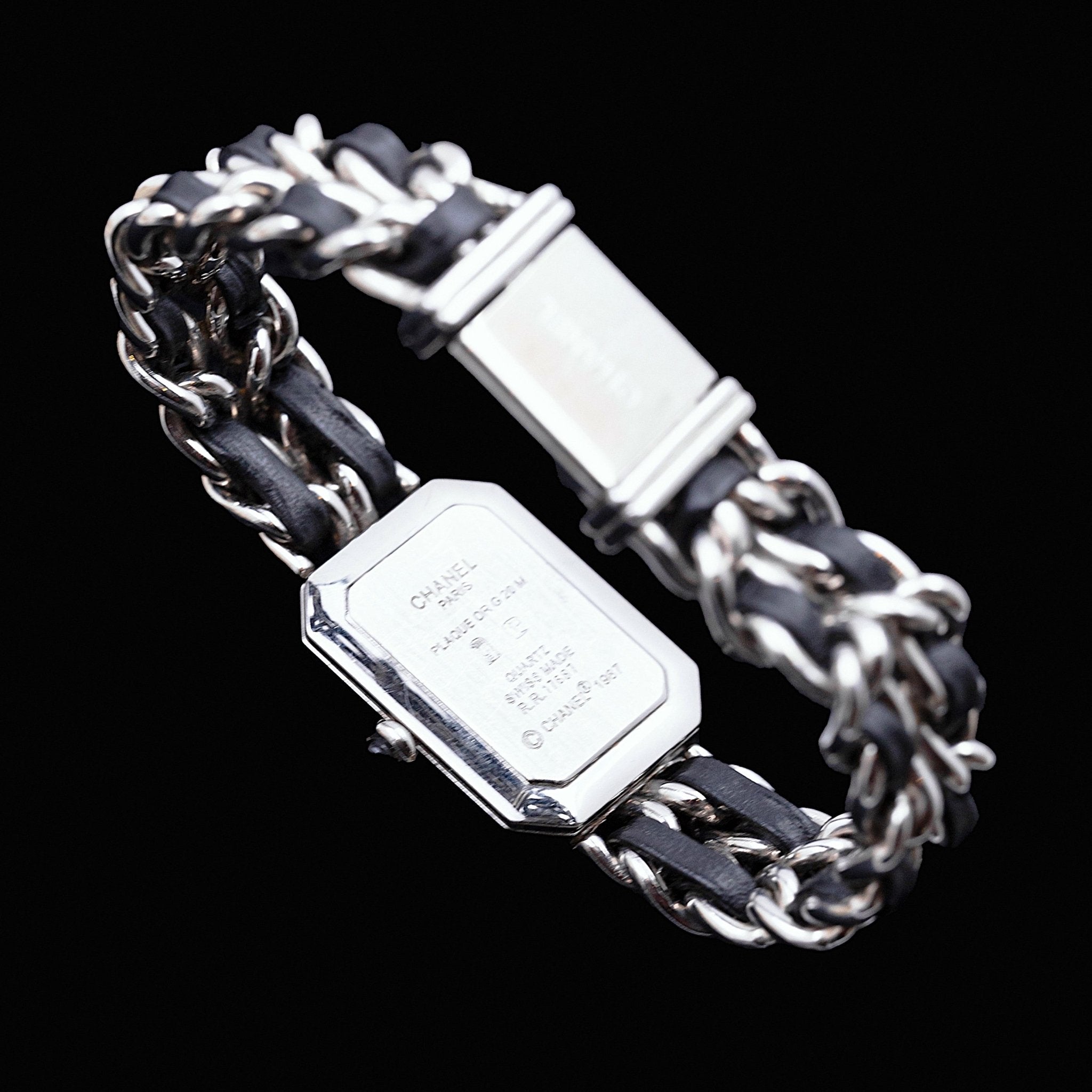 CHANEL PREMIERE ORIGINALE ACIER ET CUIR - montre vintage - Contre - Temps Paris