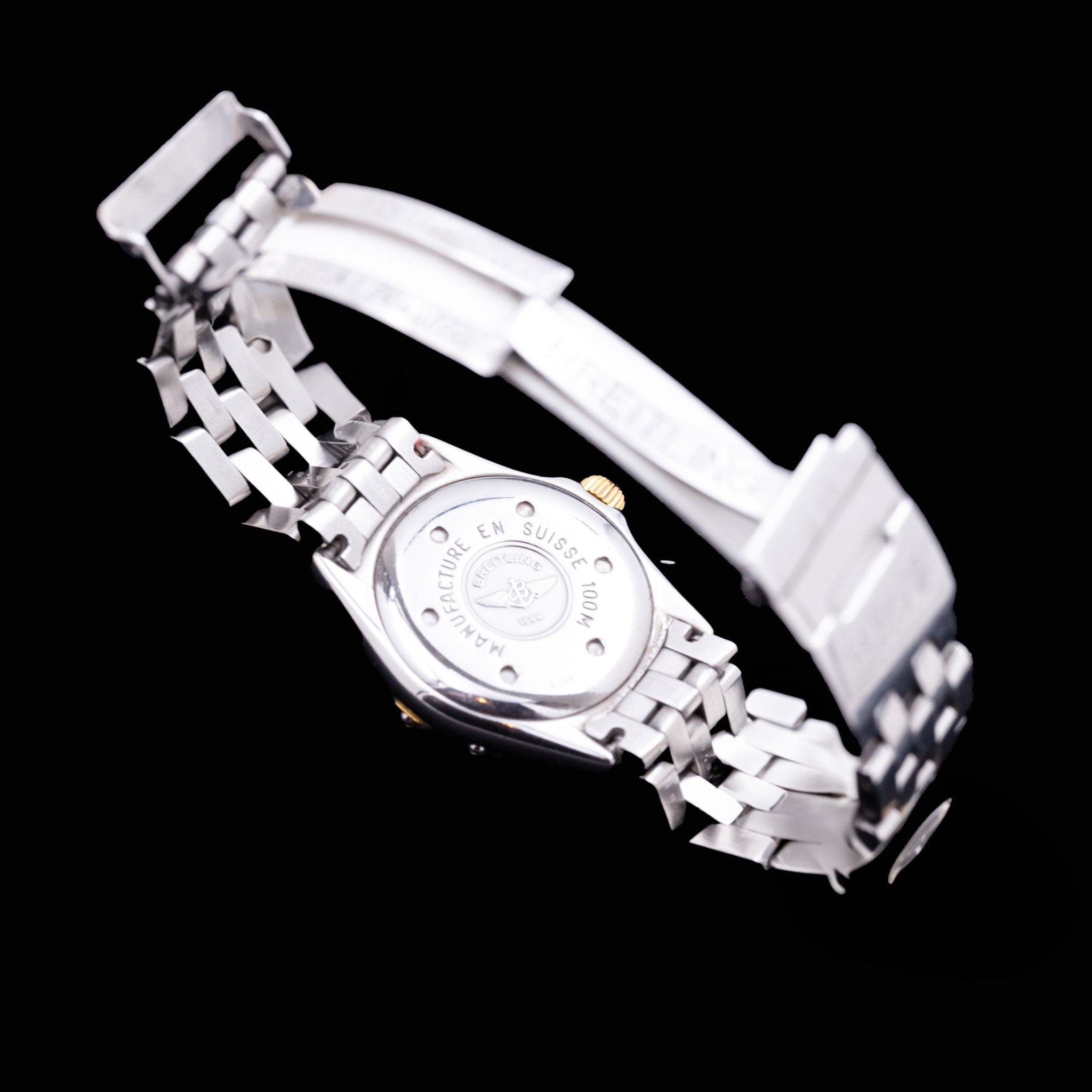 BREITLING CALLISTINO LADY ACIER BICOLORE - montre vintage - Contre - Temps Paris