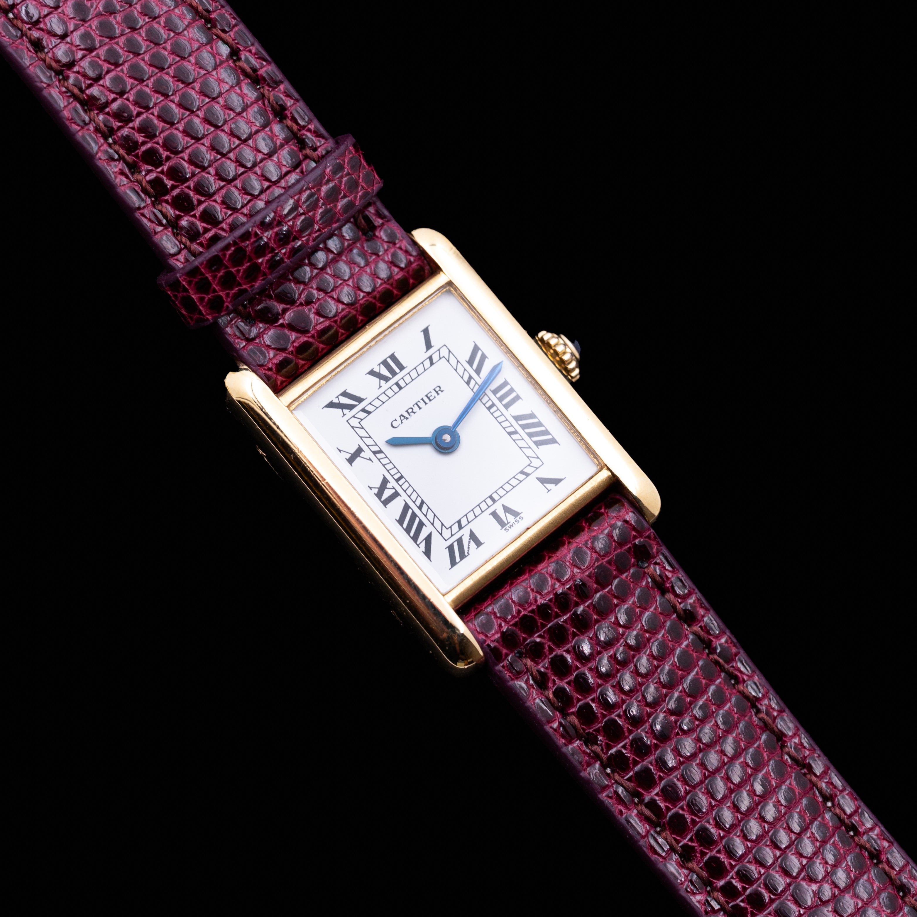 CARTIER TANK LOUIS CARTIER FEMME OR