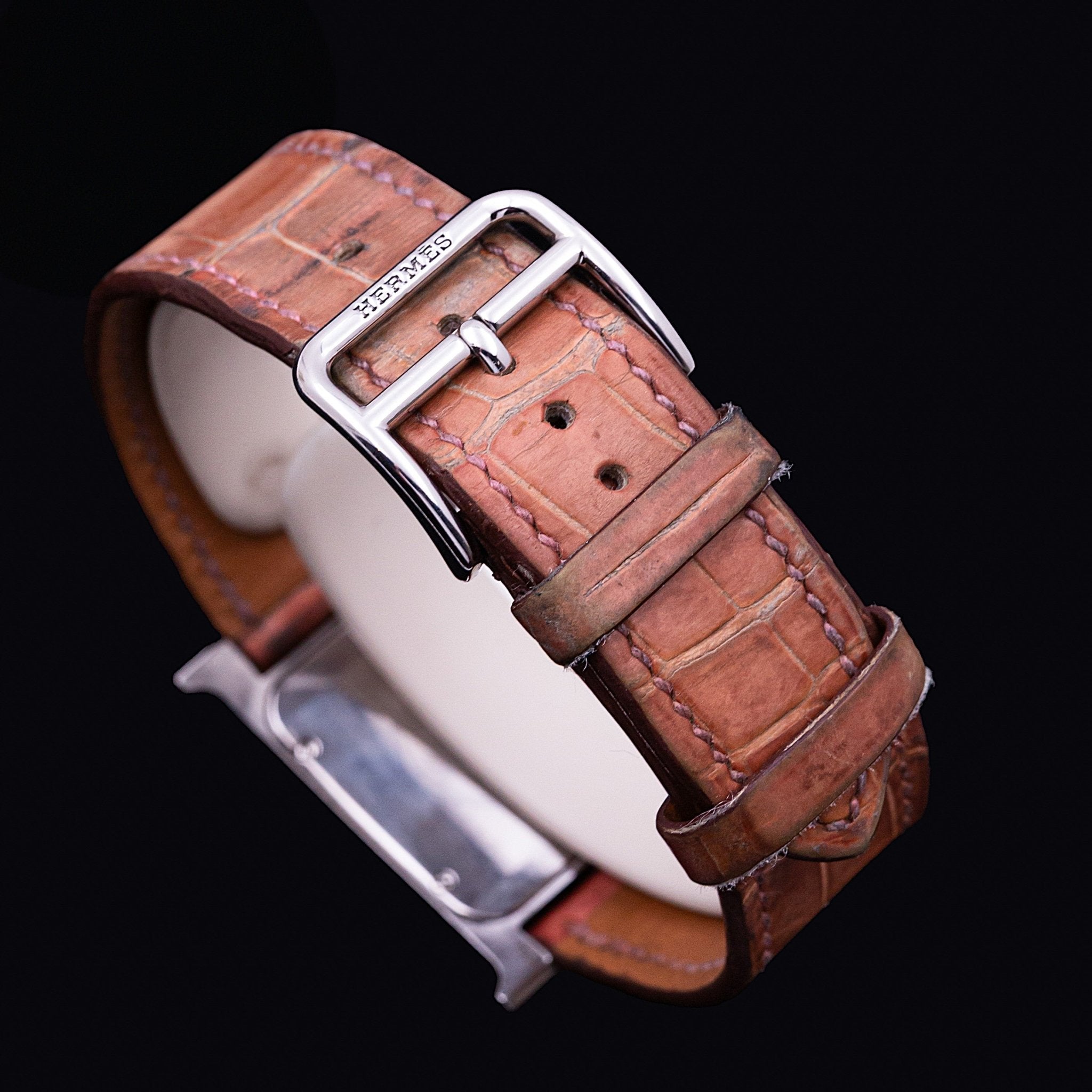 HERMES HEURE H GRANDE TAILLE - montre vintage - Contre - Temps Paris