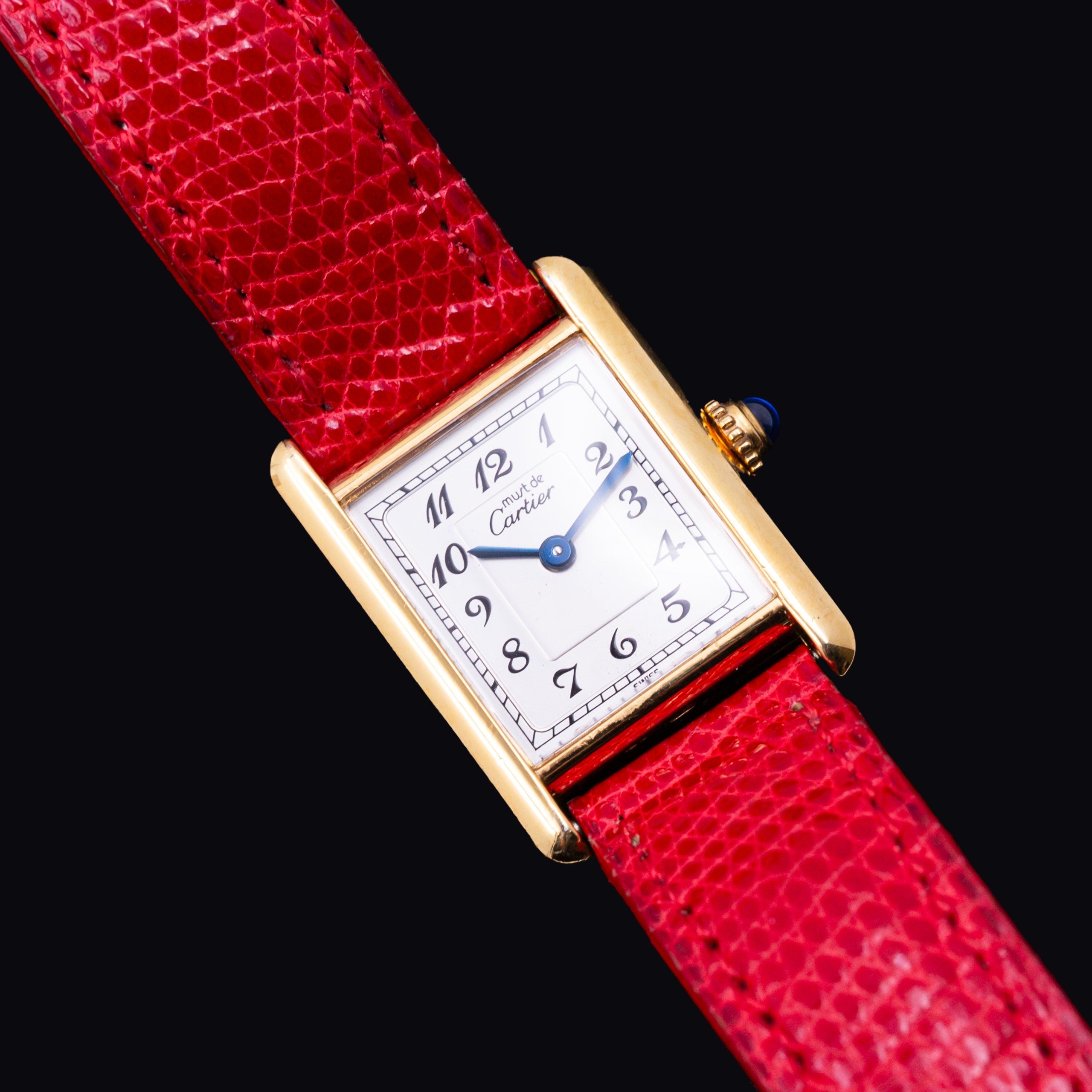 CARTIER TANK MUST LADY CHIFFRES ARABES