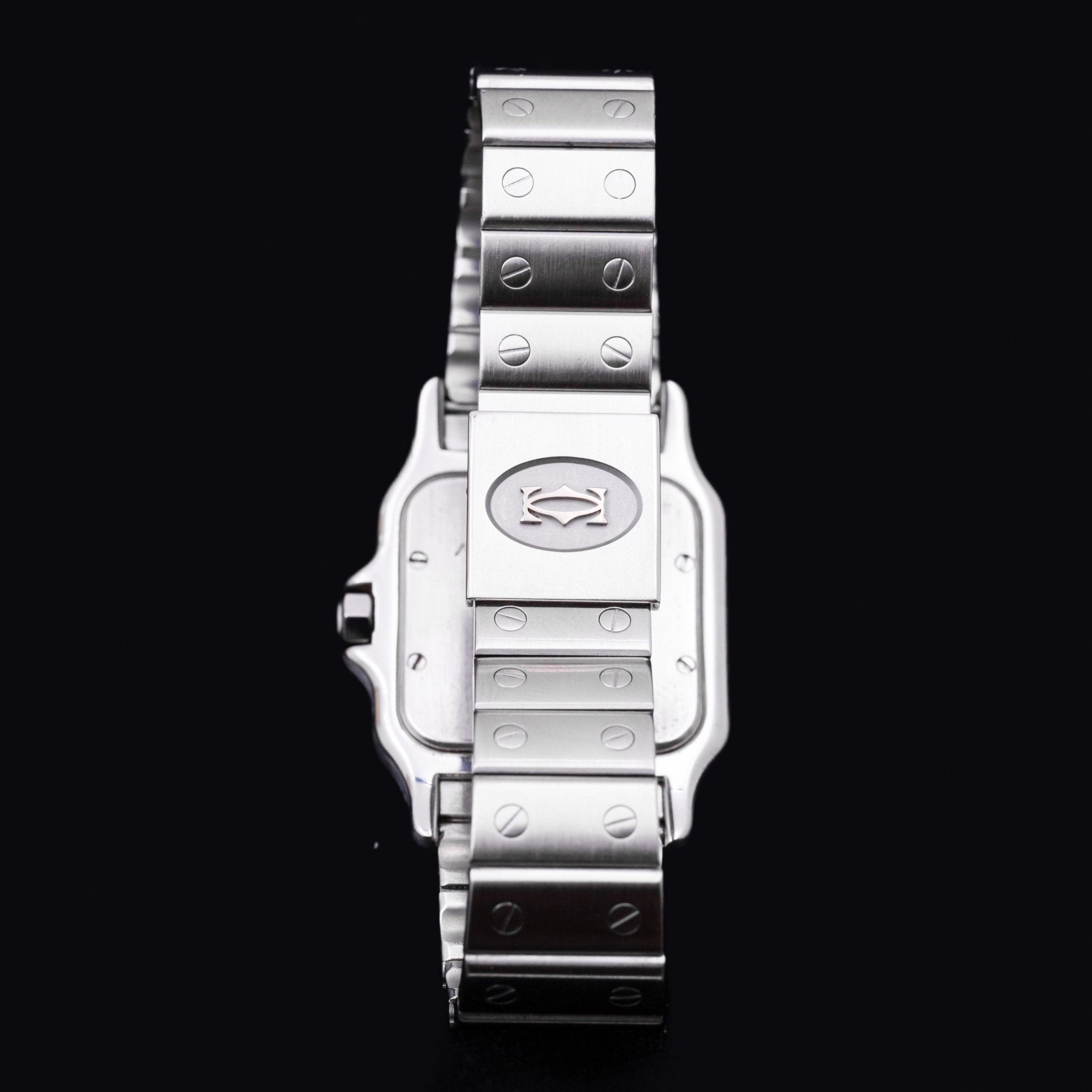CARTIER SANTOS GALBEE TAILLE HOMME - montre vintage - Contre - Temps Paris
