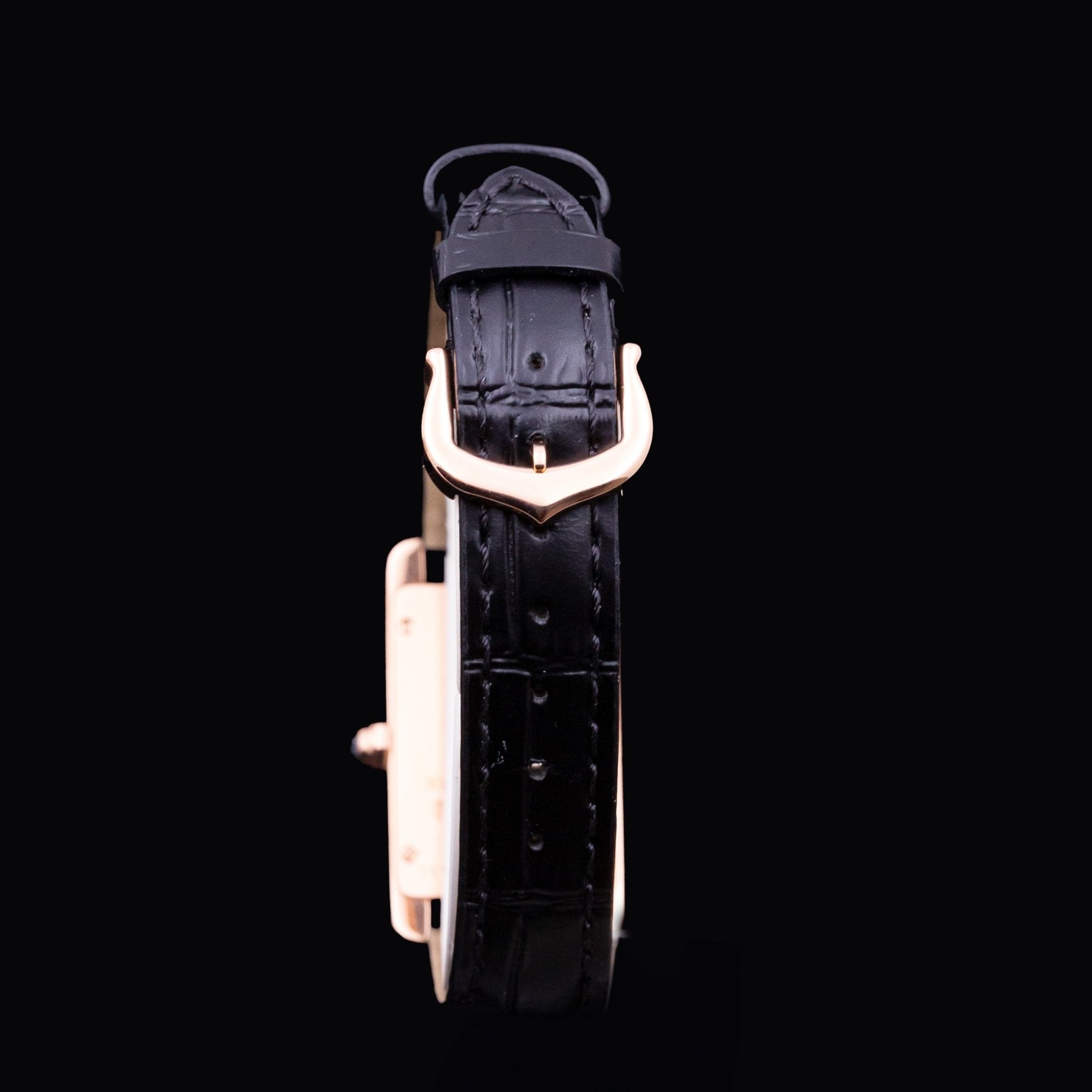 CARTIER TANK AMERICAINE LADY OR ROSE - montre vintage - Contre - Temps Paris