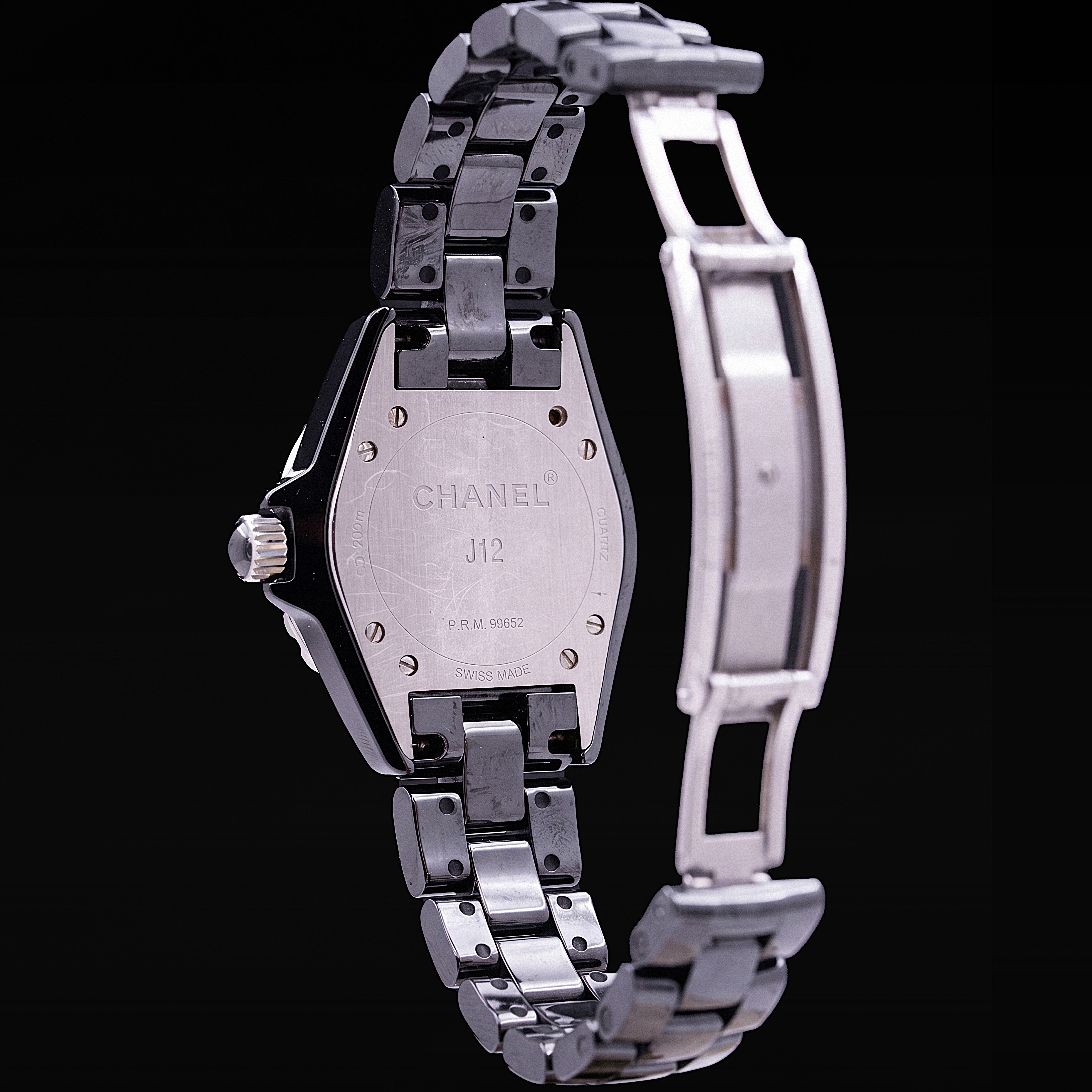 Chanel J12 Intense Black Céramique Noire Ref. H3828, ca.2015