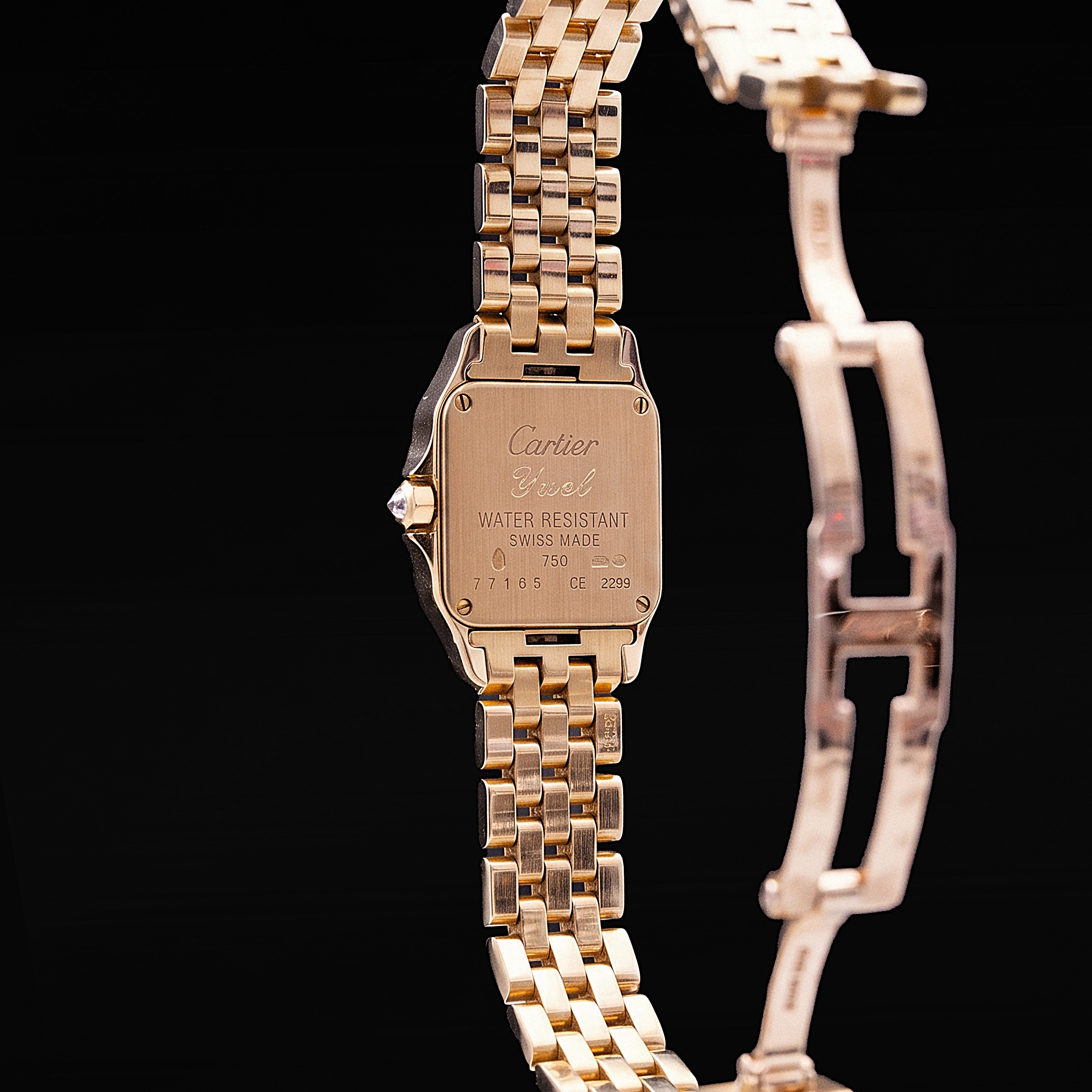 Cartier Santos Demoiselle or jaune et diamants Ref. WF9001Y7, ca.2015