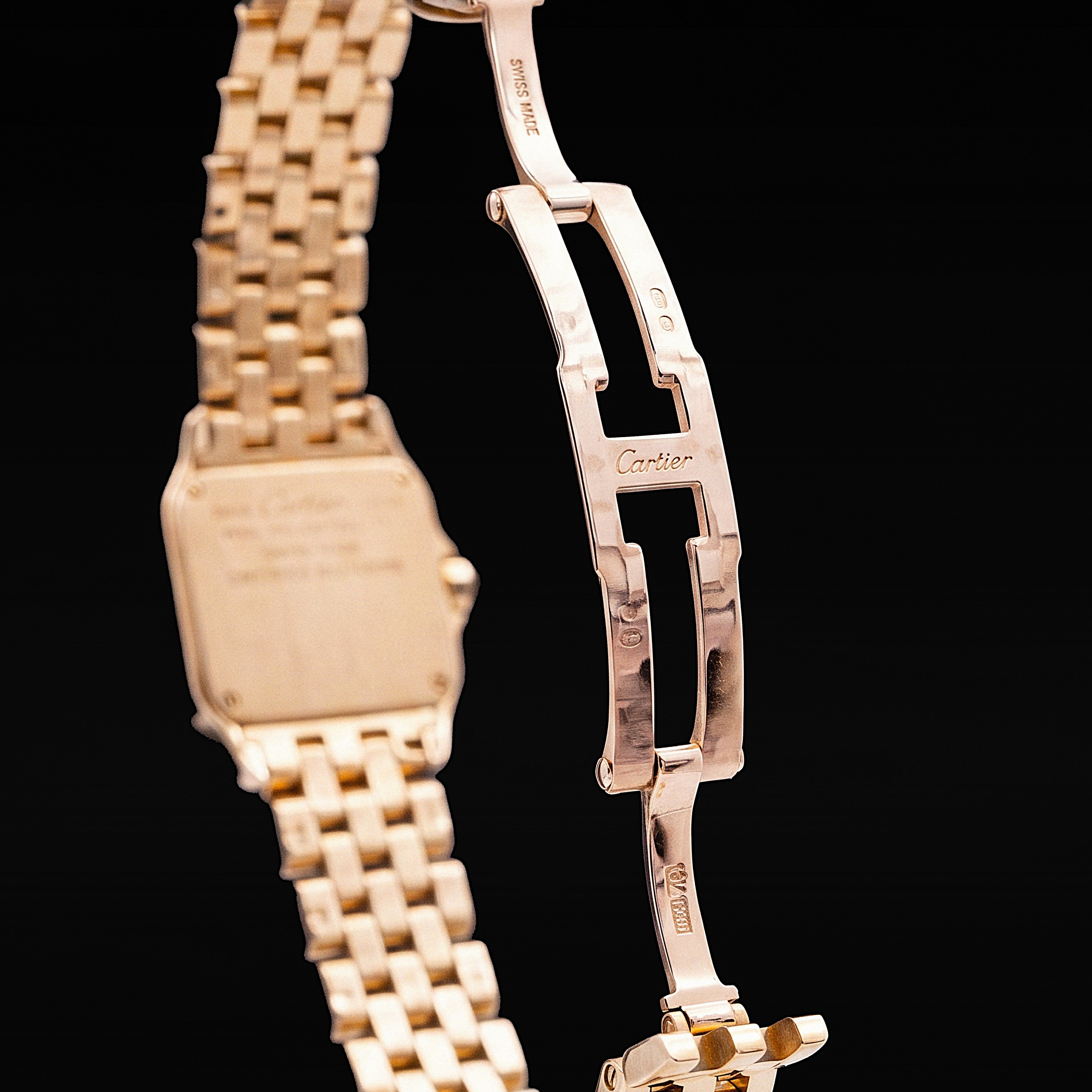Cartier Santos Demoiselle or jaune et diamants Ref. WF9001Y7, ca.2015