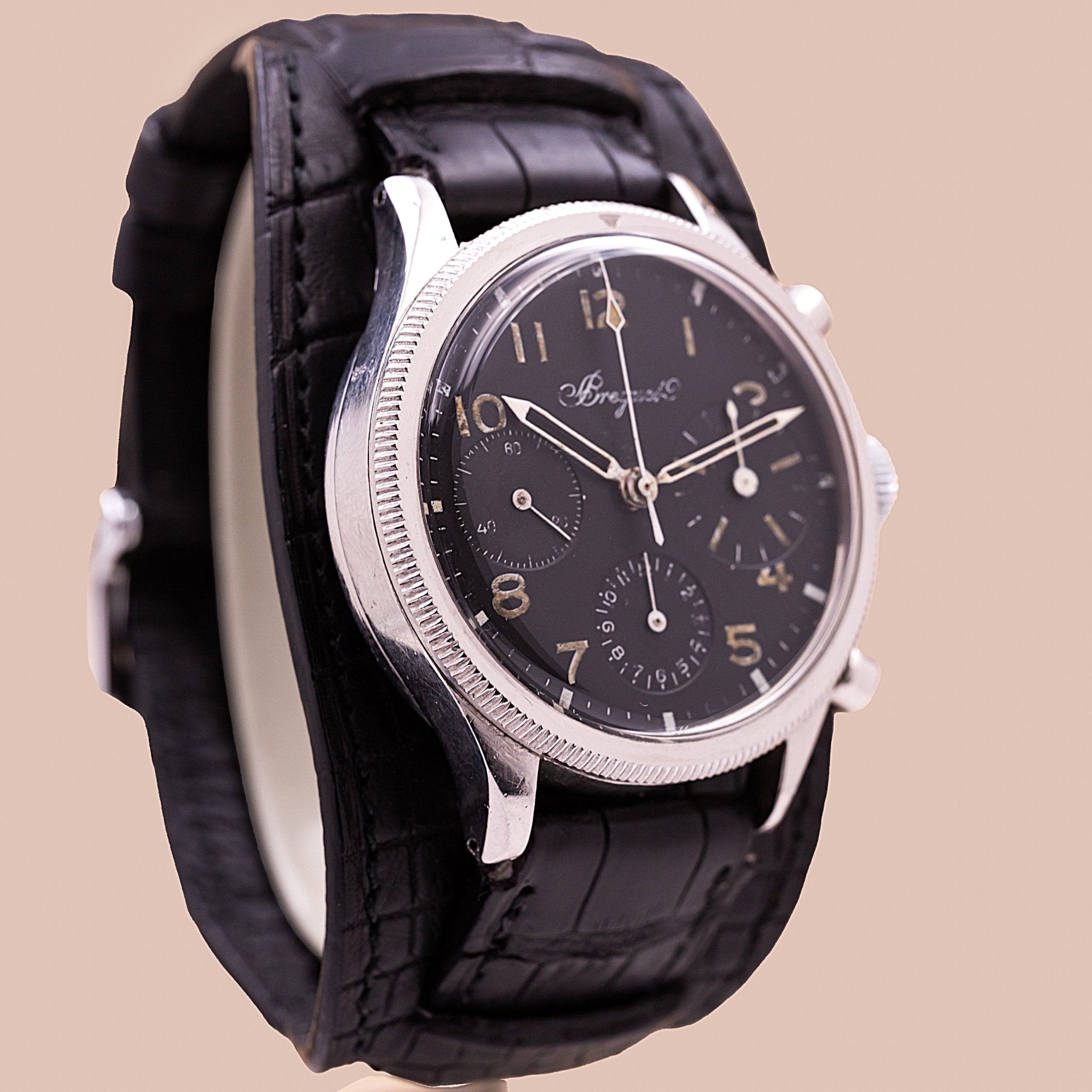 BREGUET CHRONOGRAPHE TYPE XX CIVIL FLY - BACK - montre vintage - Contre - Temps Paris