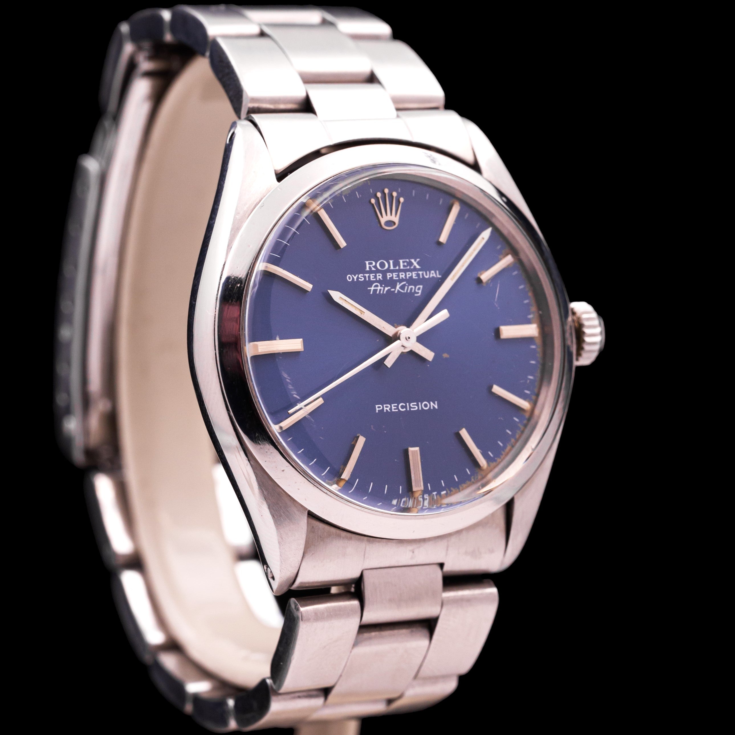 ROLEX AIR KING PRECISION BLEU FULL SET