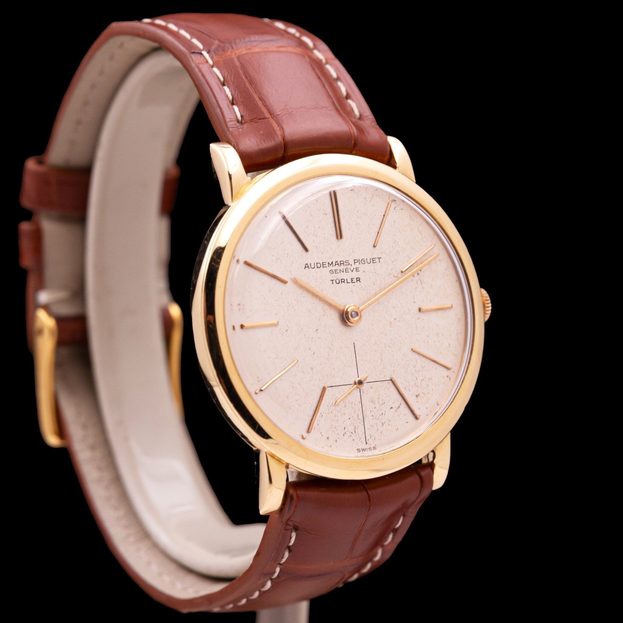 AUDEMARS PIGUET CLASSIQUE HABILLEE HOMME OR - montre vintage - Contre - Temps Paris