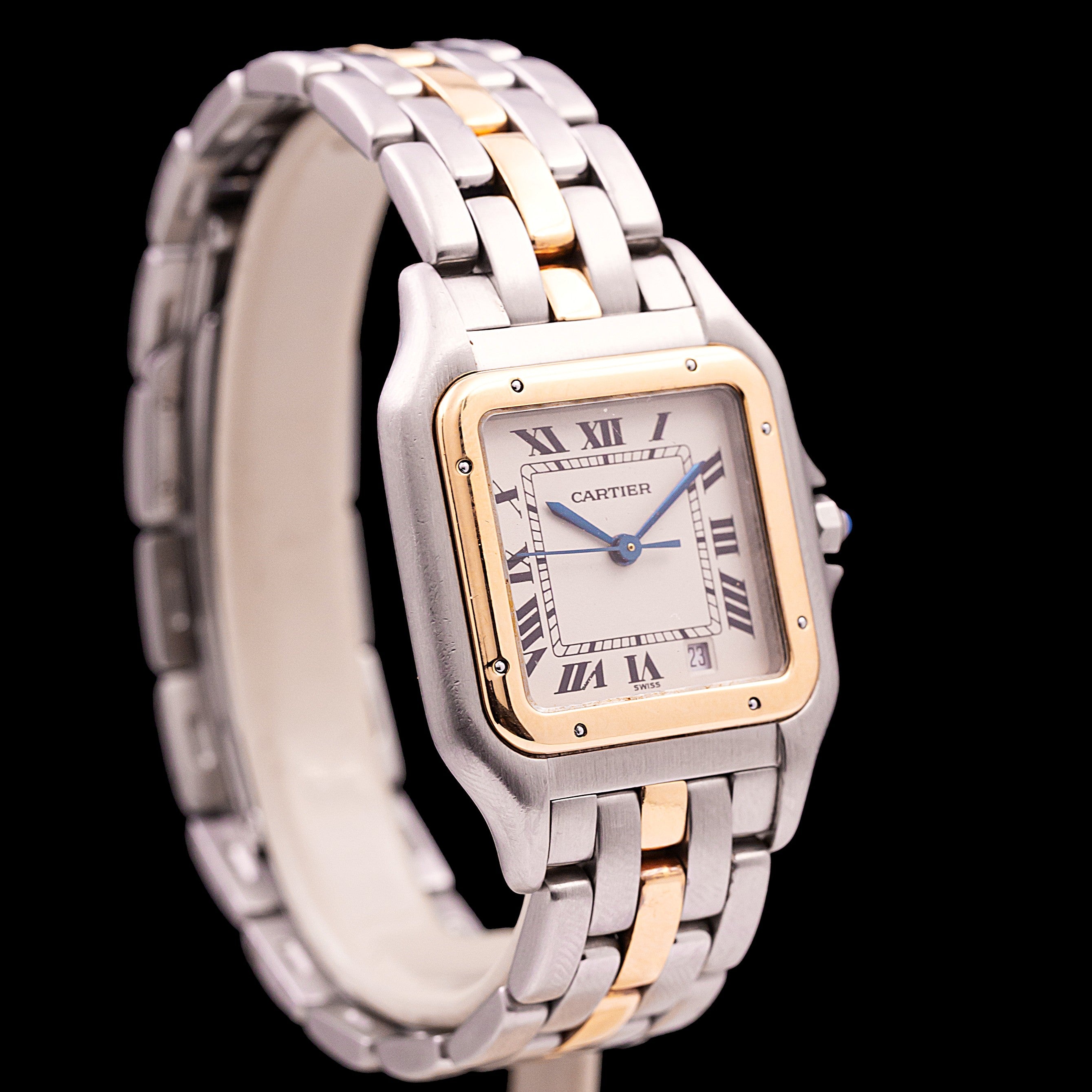 CARTIER PANTHERE OR ET ACIER HOMME