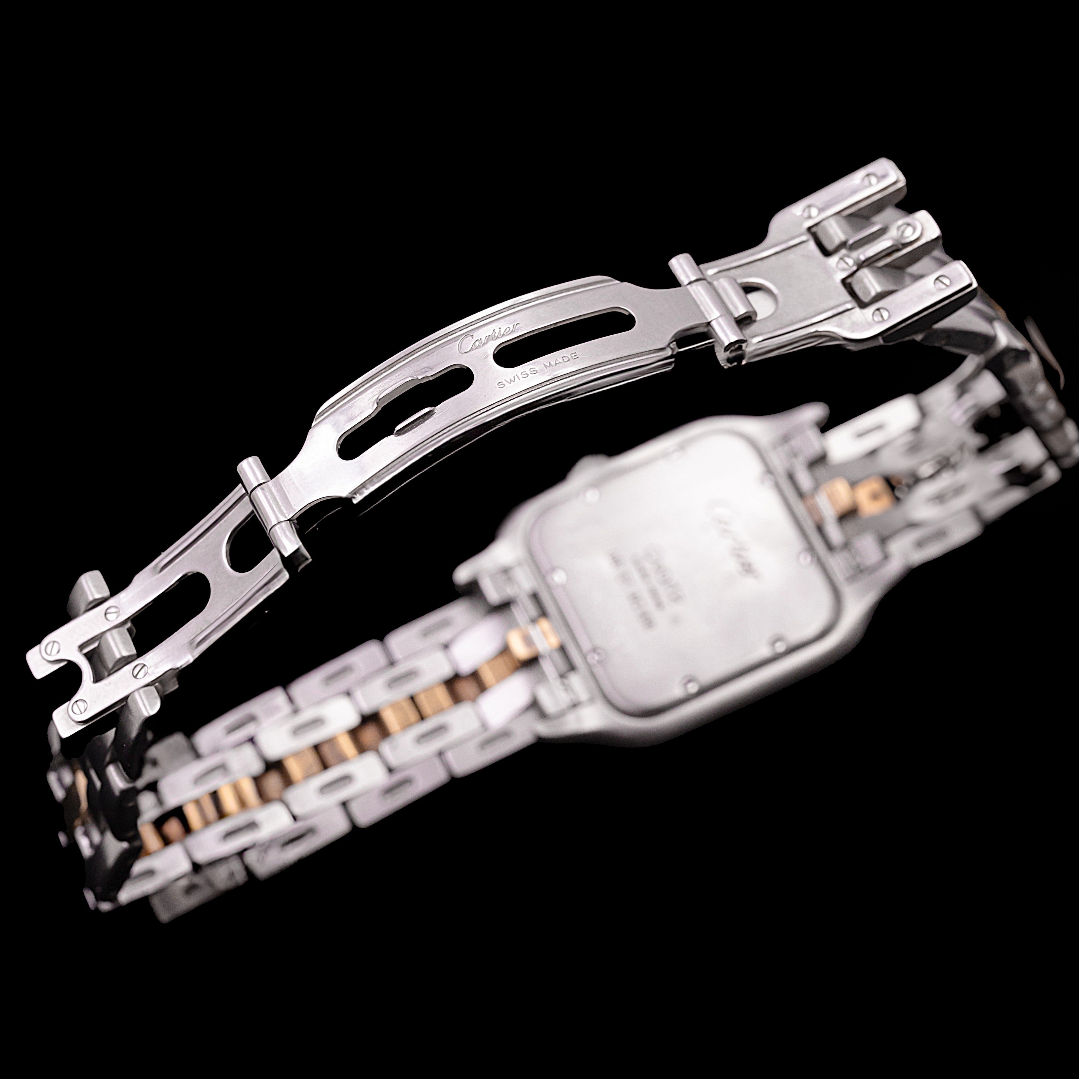 CARTIER PANTHERE OR ET ACIER HOMME