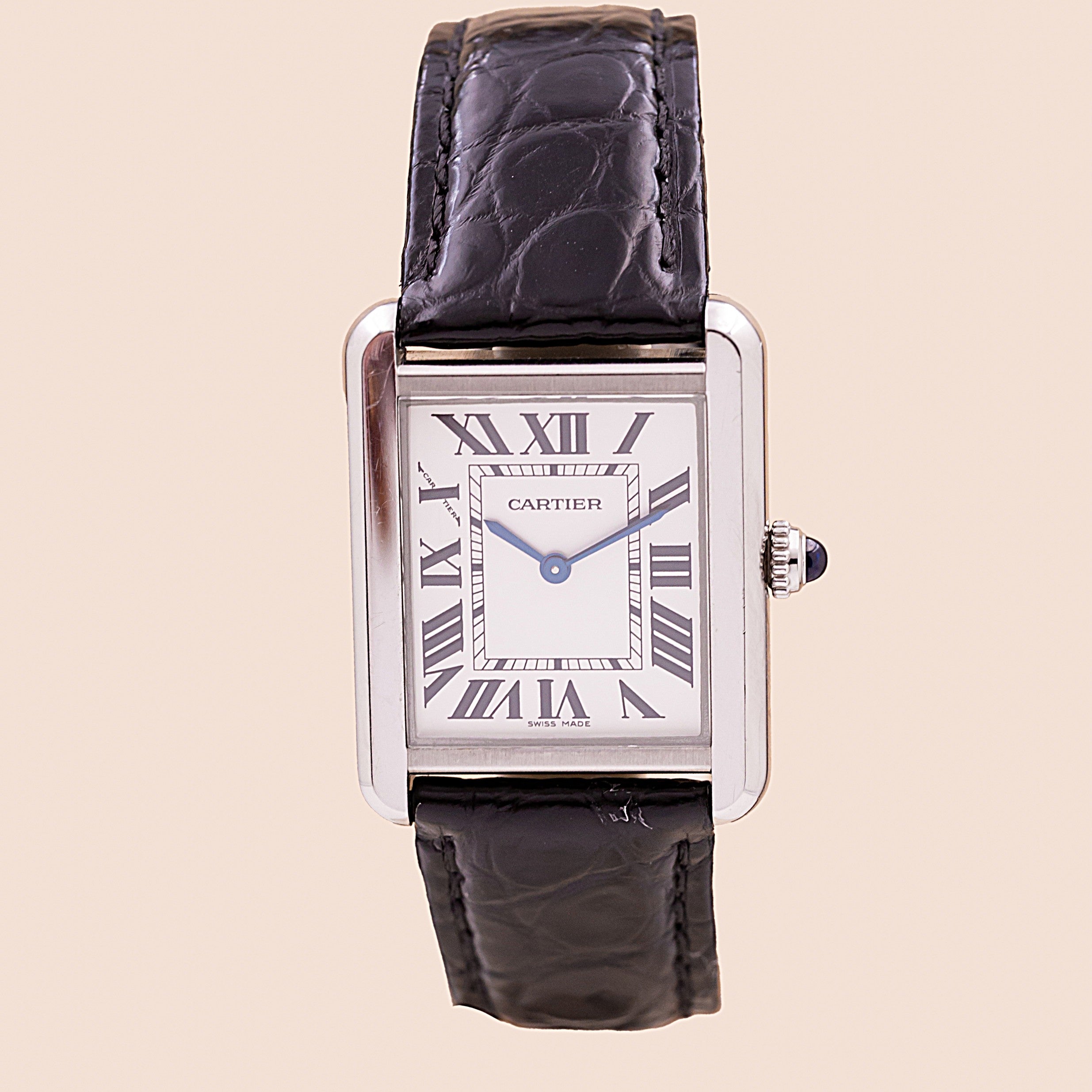 CARTIER TANK SOLO HOMME ACIER