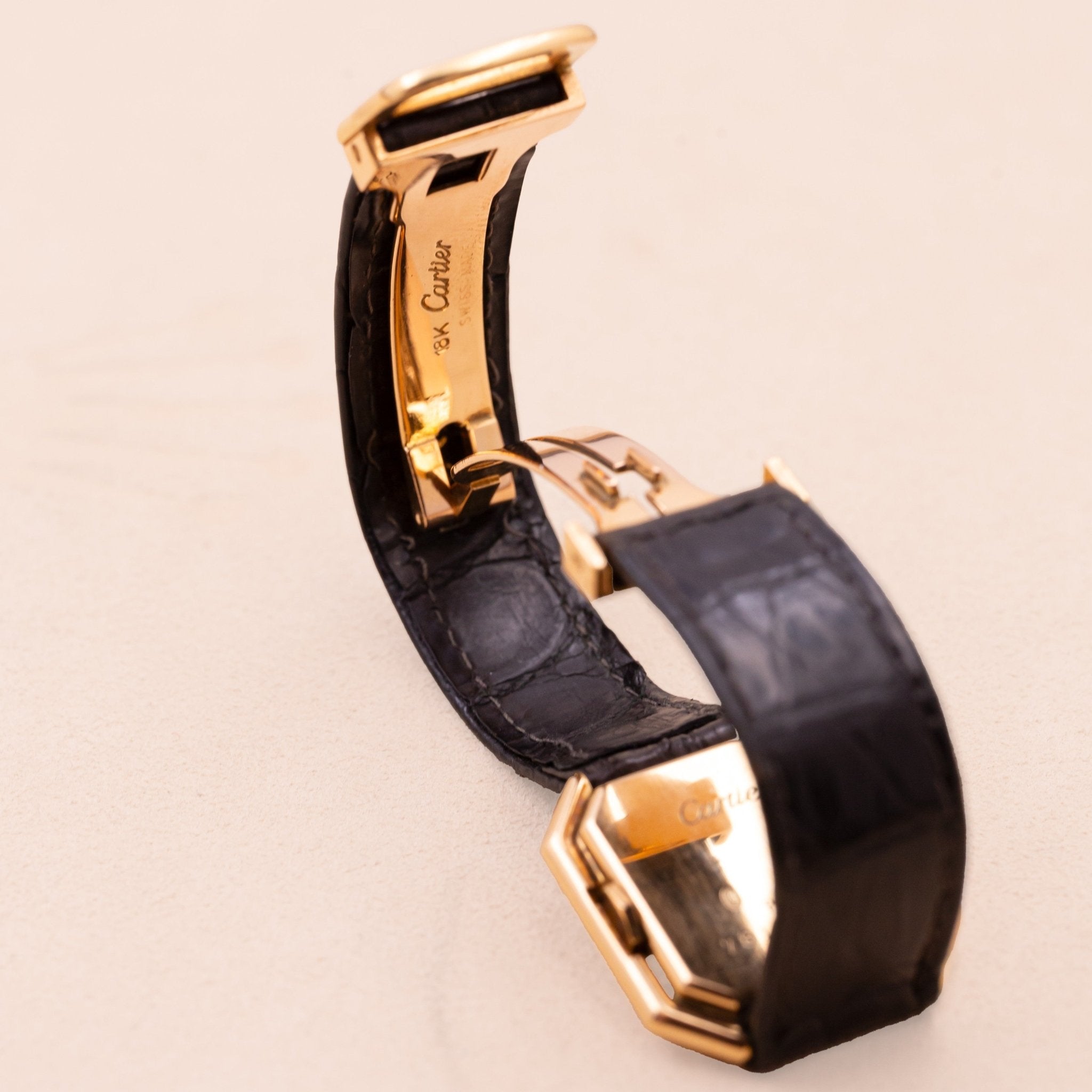CARTIER CEINTURE FEMME OR - montre vintage - Contre - Temps Paris