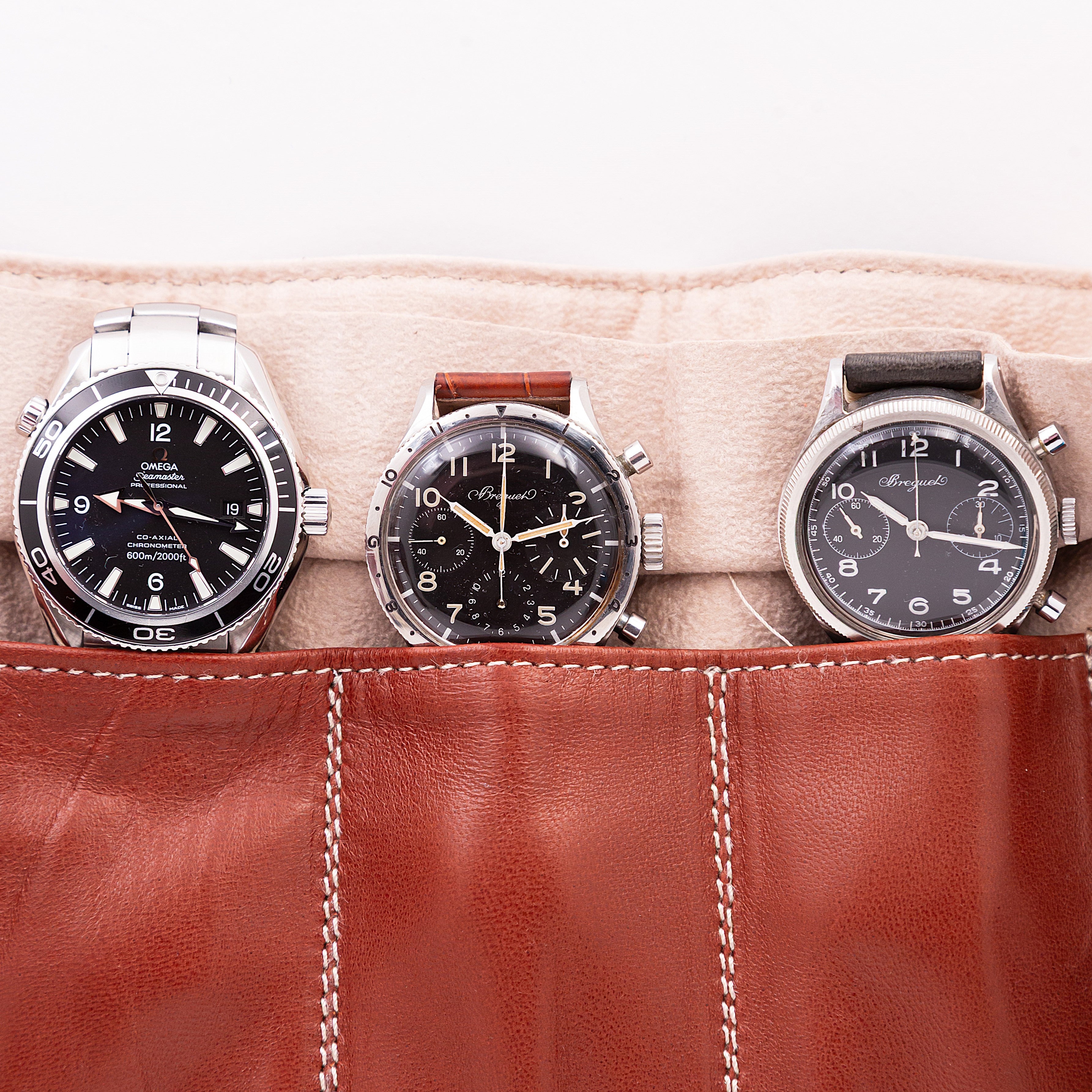 MARMOTTE DE VOYAGE 6 MONTRES VEAU COULEUR