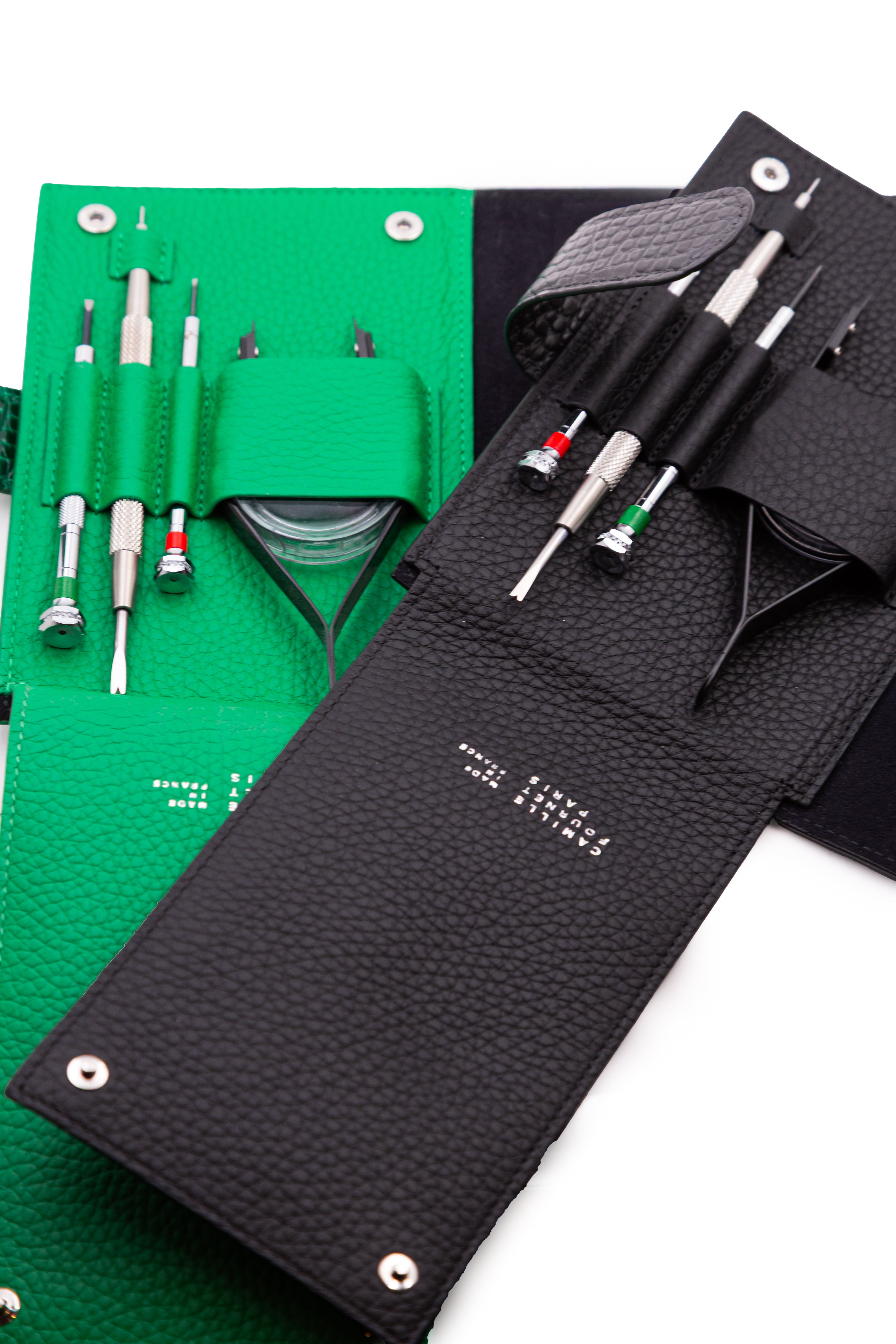 "HORLO" COLORED LEATHER TOOL CASE - CAMILLE FOURNET