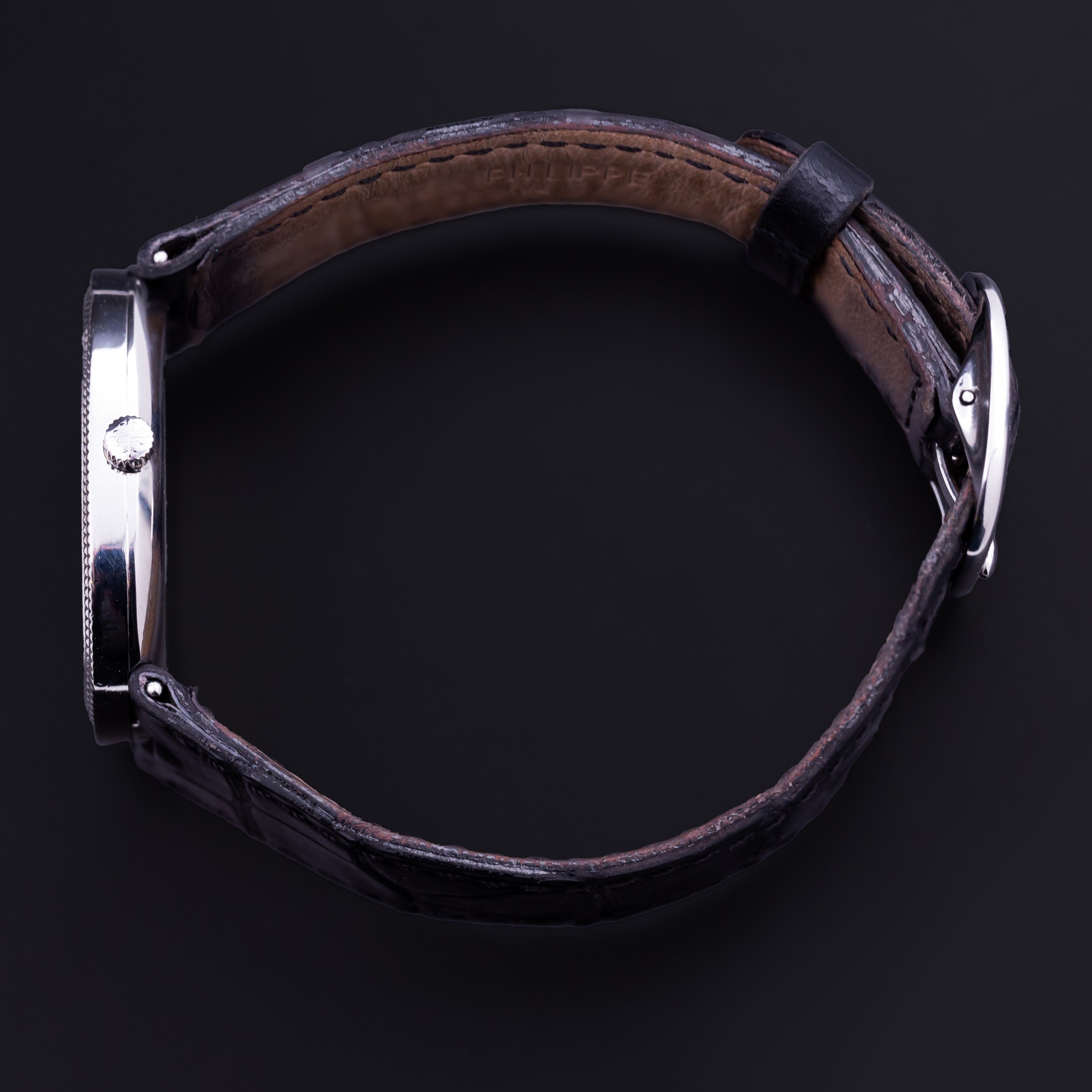 PATEK PHILIPPE ELLIPSE "CLOUS DE PARIS" STEEL - FULL SET